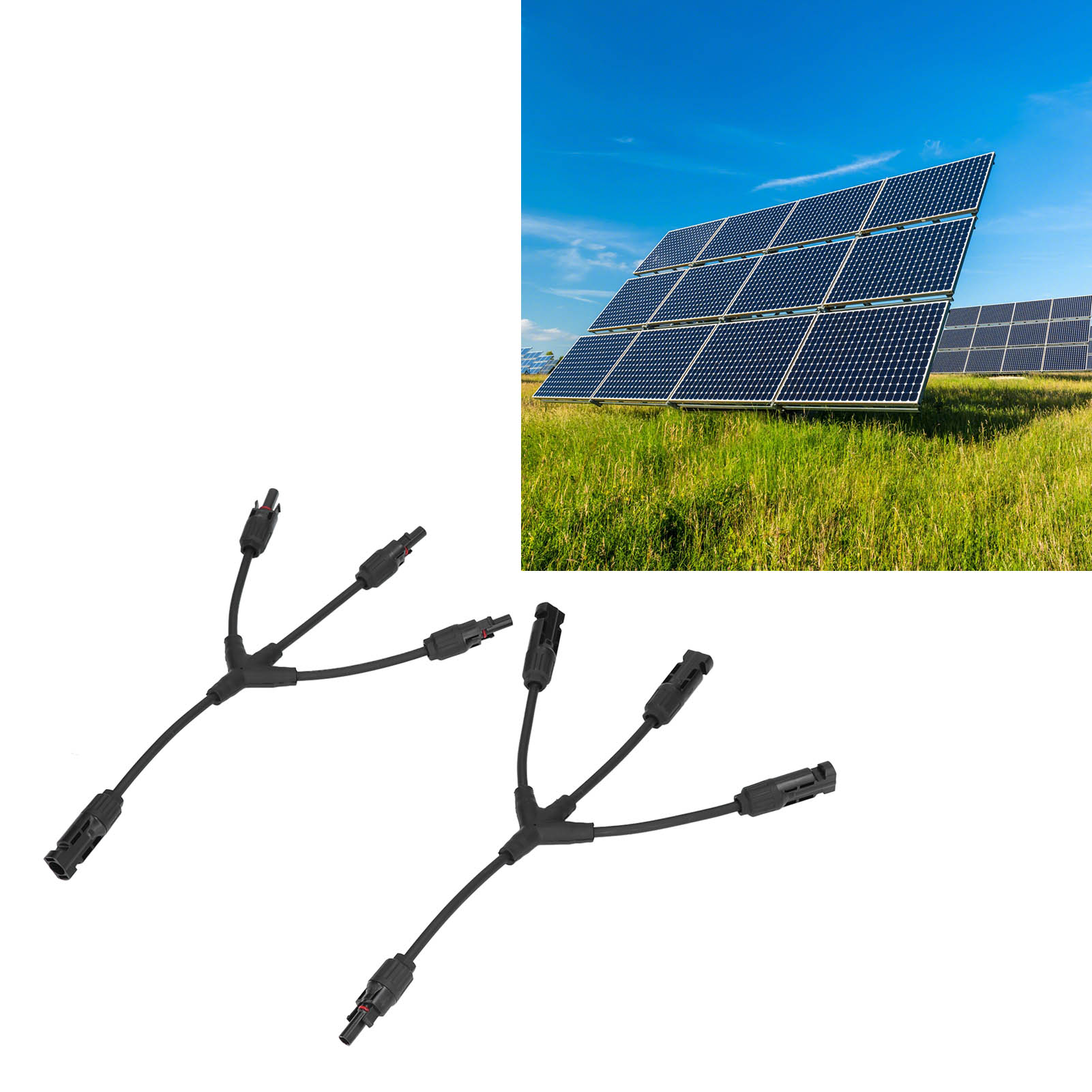 Mc4-solarstecker (4-polig, 3-zu-1)