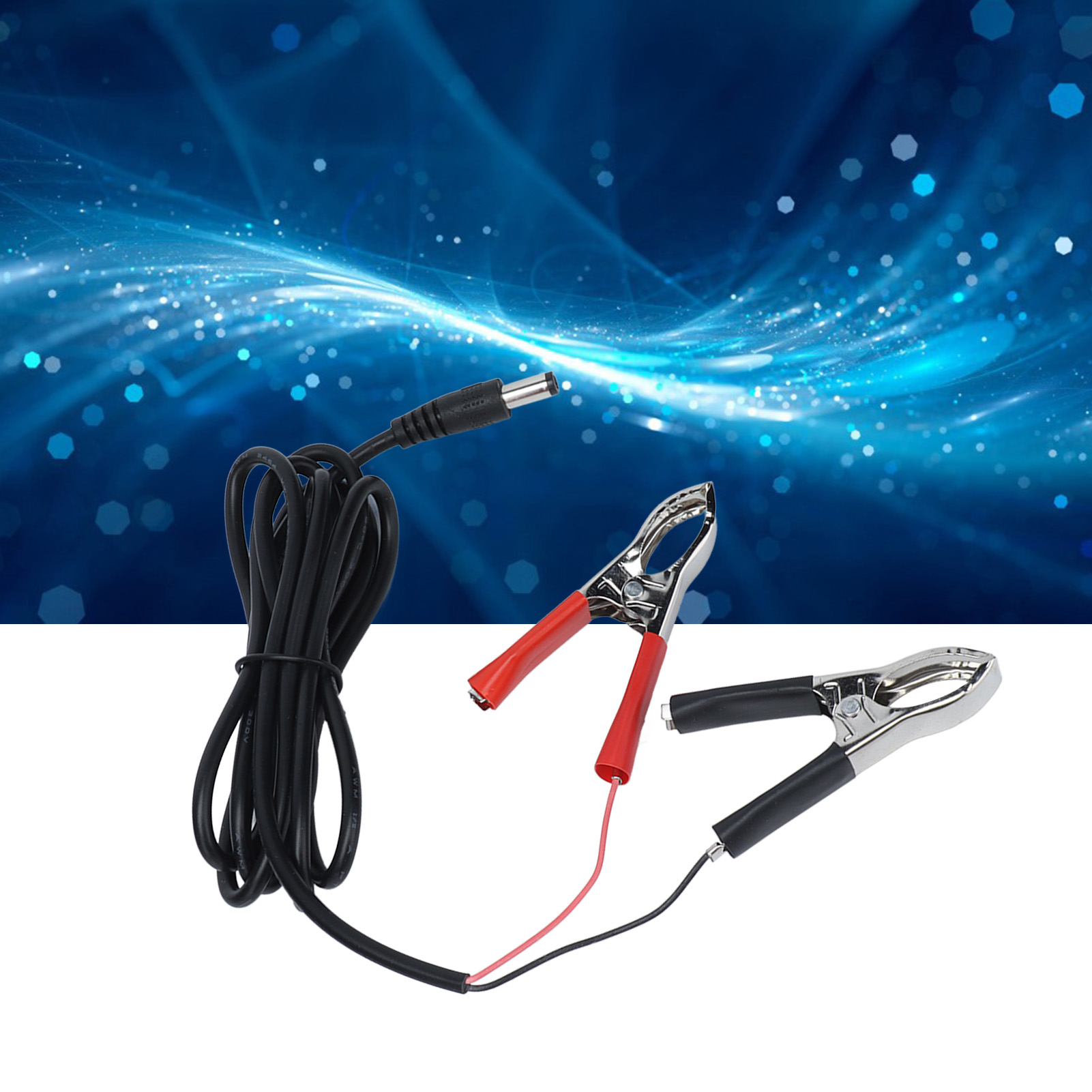 1,5 Meter Langes Lüfterbatteriekabel Mit Krokodilklemme, Universelles 12v/24v-kabel Mit Krokodilklemme, 5,5v Dc-anschlusskabel.
