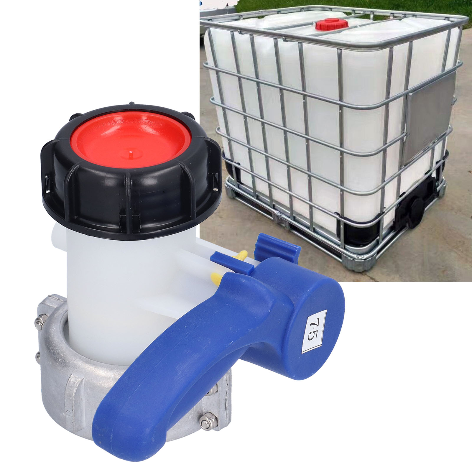 Chemikalienfassschalter, Ibc-tonnen-ventilschalter, Ibc-tonnen-absperrklappe Dn50