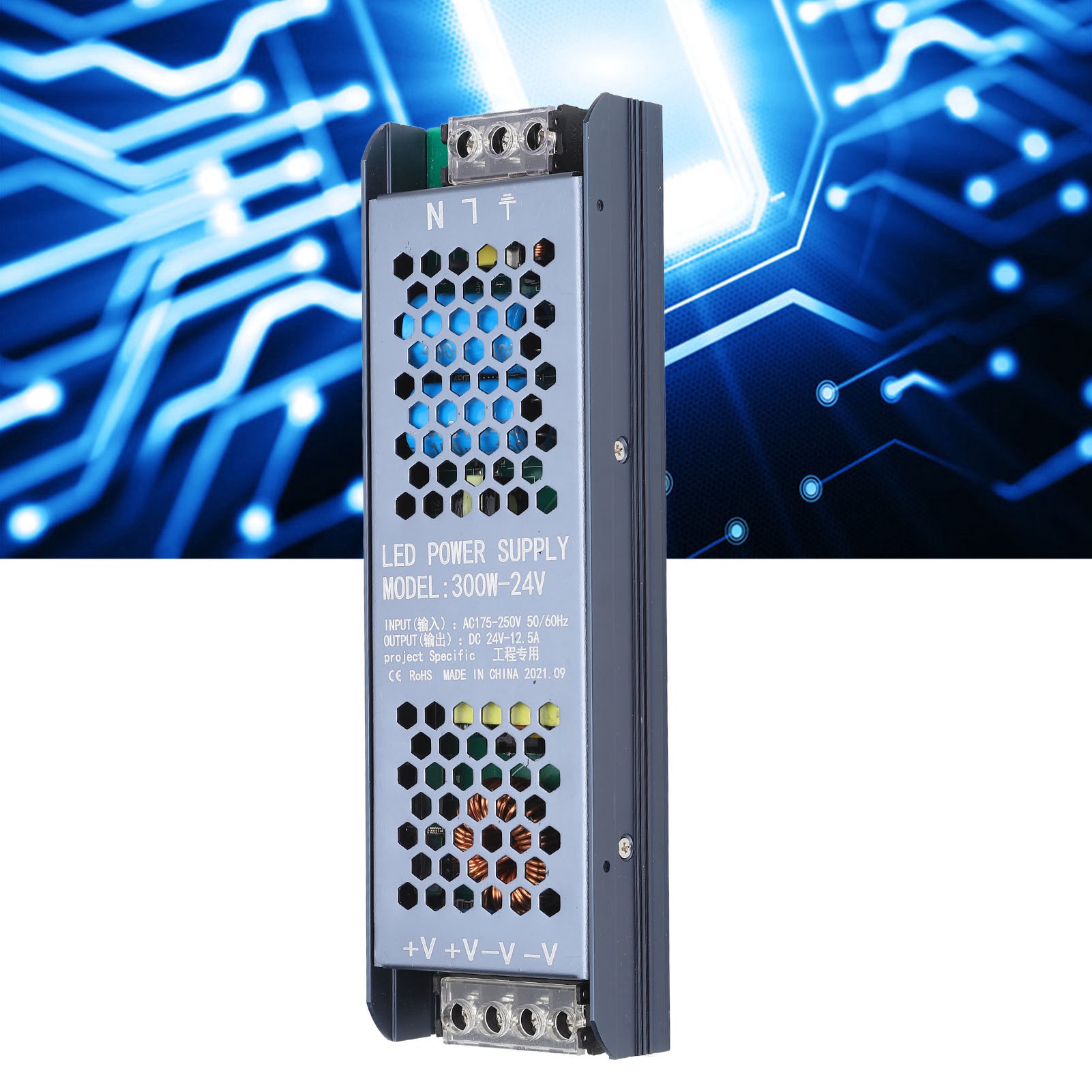 300-w-magnetschaltnetzteil Mit Voller Leistung Und Schwarzem Magnetstreifen Für Magnetische Beleuchtung, Ac 175–250 V/24 V