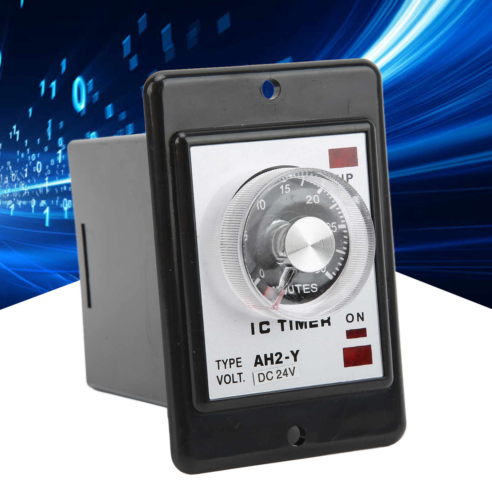 Jyio/匠意源 Ah2-y 30m Miniatur-zeigerzeitregler, Zeitverzögerungsrelais, 8 Pins, 24 V Dc