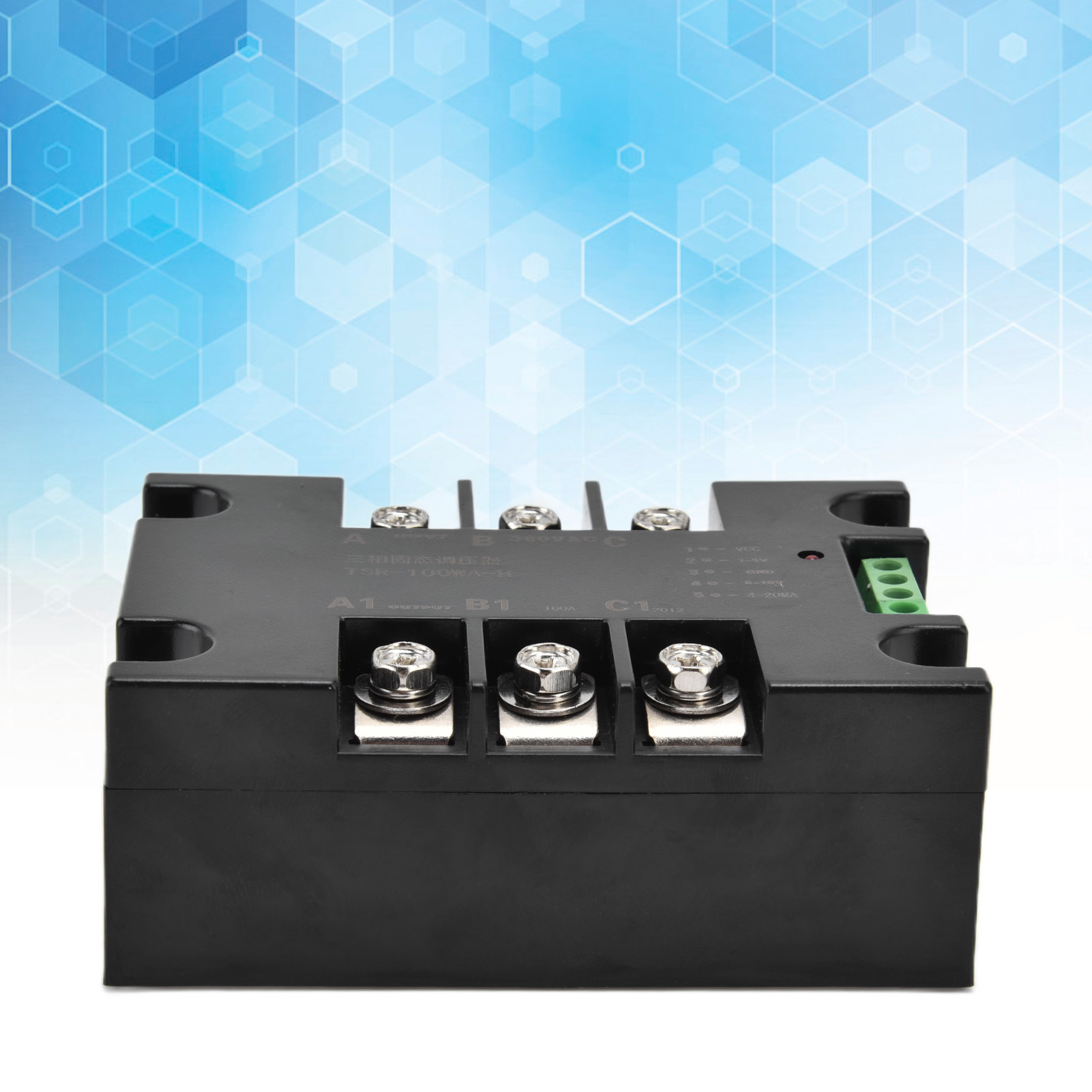 Dreiphasen-halbleiter-spannungsregler, Scr-spannungsregler, Wechselstrom-halbleiter-spannungsregler Ac380vtsr-100wa-h (ohne Kühlkörper)
