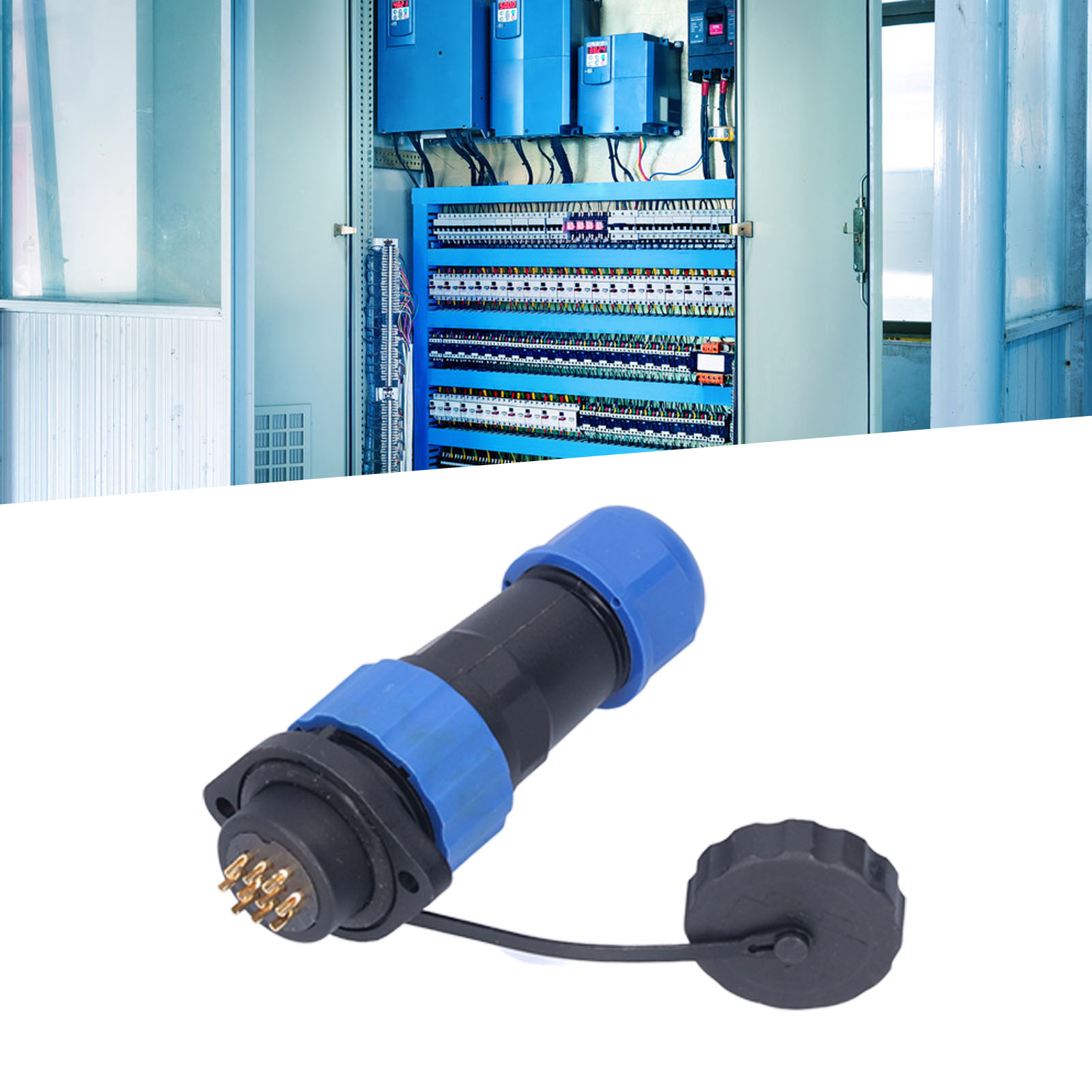 Sp20 Flansch-wasserdichtstecker (männlich/weiblich) Für Die Luftfahrt, Ip68, 250 V, 10 Pins