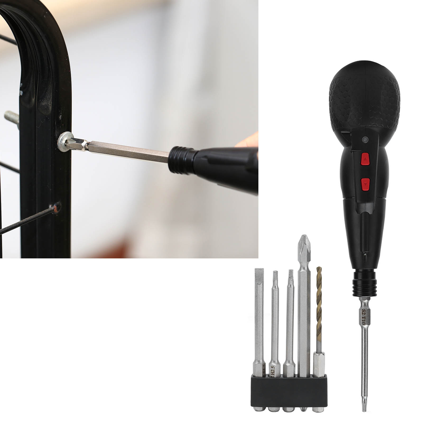 Xz11048 Usb-wiederaufladbarer Manueller Und Elektrischer Schraubendreher Mit Rechts- Und Linkslauf