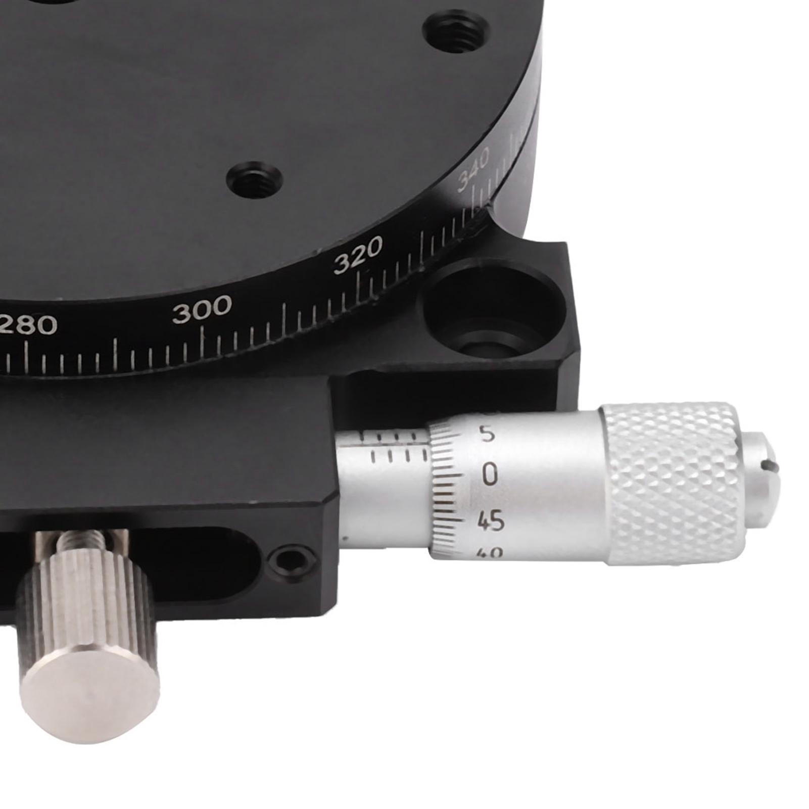 Drehtisch Mit Präziser Manueller R-achsen-bewegung, 360°-feinwinkel-optikschlitten Rs60-l, Tischdurchmesser Φ: 60 Mm