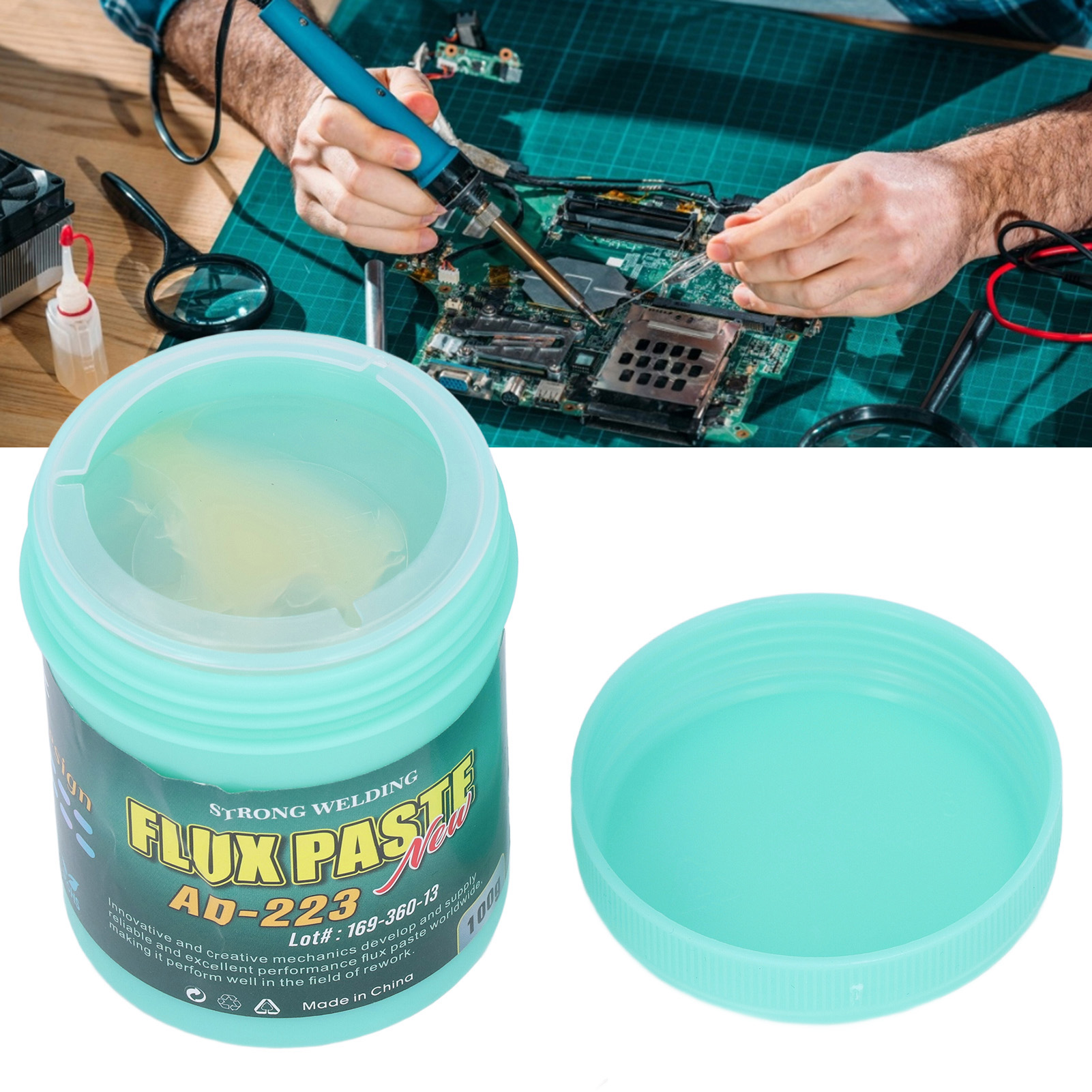Bleifreie, Umweltfreundliche Lötpaste Ad-223 100 G