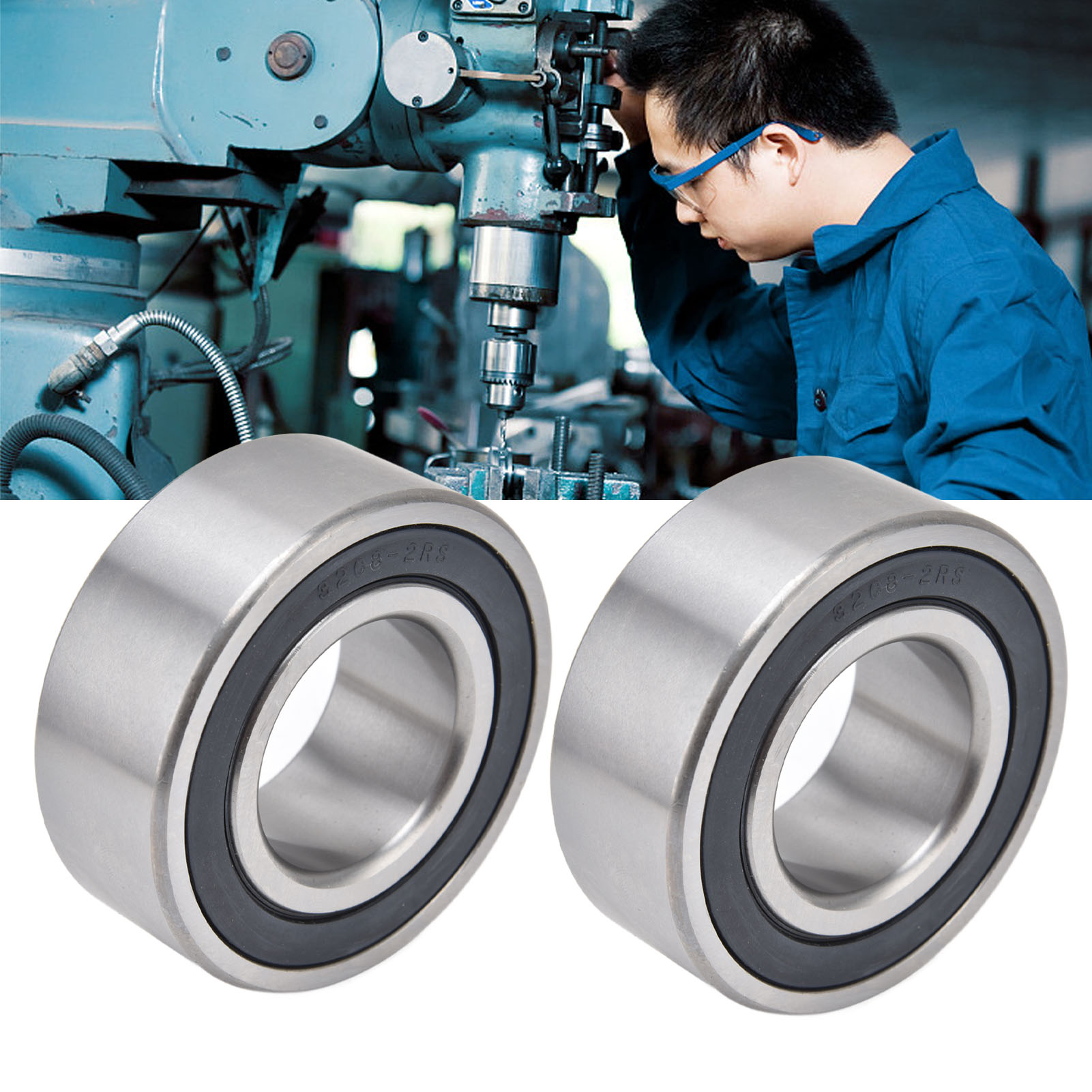 2 Stück Pro Einheit Verkauft 3200-2rs3208-2rs Zweireihige Schrägkugellager 3208-2rs