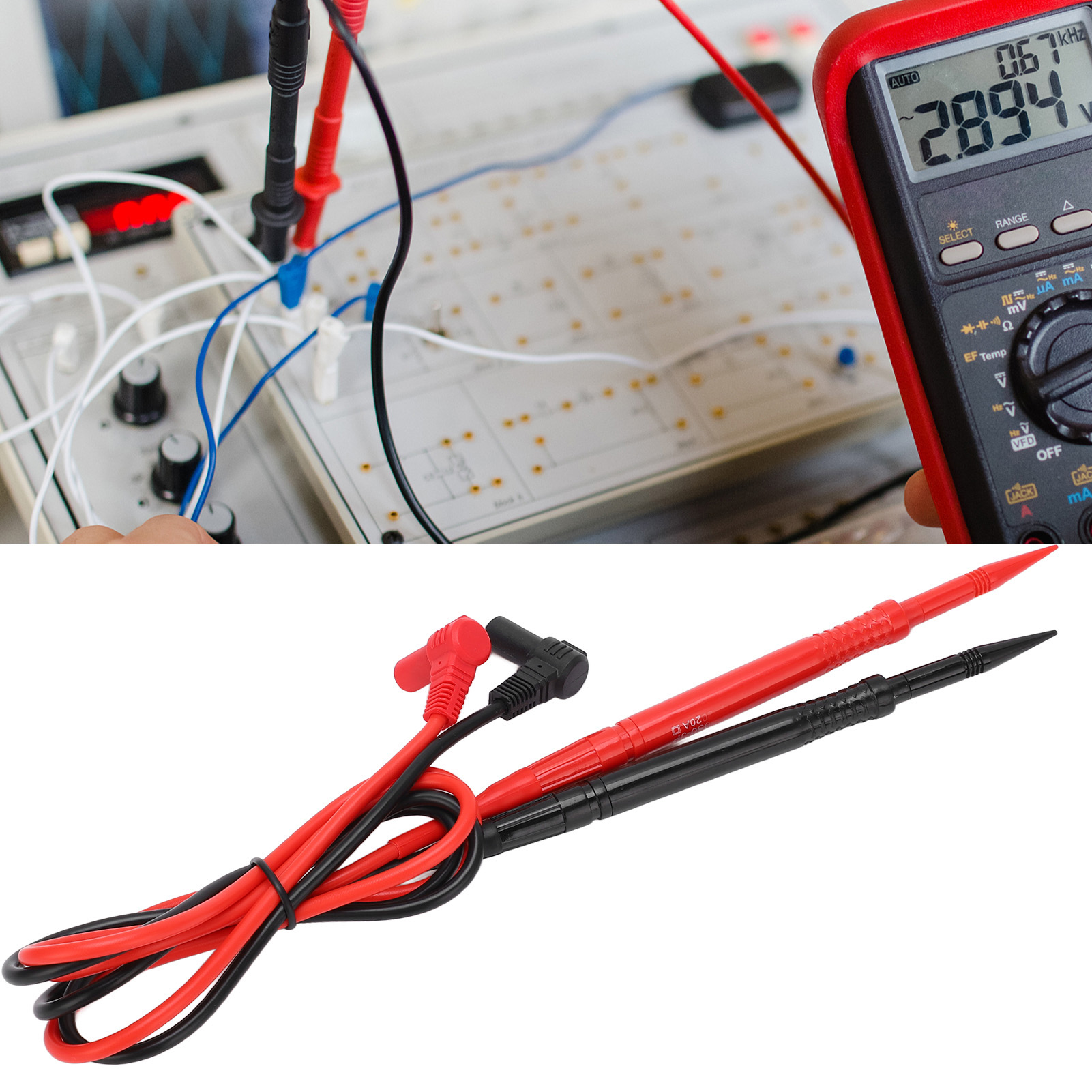 Best Bst-050-jp Multimeter-prüfspitze: Vergoldete Drähte, Austauschbare, Extra Harte Und Extra Scharfe Stahlnadeln, 20 A/2000 V Präzisions-multifunktions-supraleitungsprüfstift
