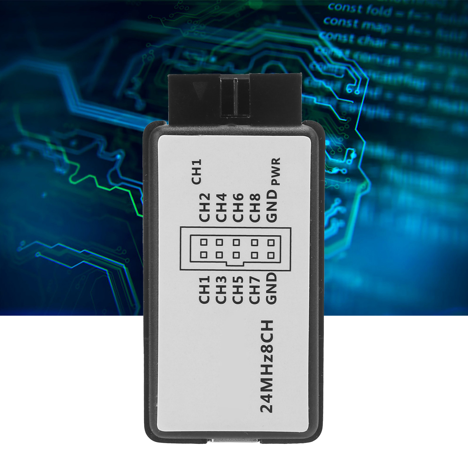 Usb-logikanalysator, Ein Leistungsstarkes Werkzeug Zum Debuggen Von Mikrocontrollern, Arm-prozessoren Und Fpgas, Mit Einer Maximalen Abtastrate Von 24 Mhz Und 8 Kanälen, Unterstützt -0,5 V Bis 5,25 V.