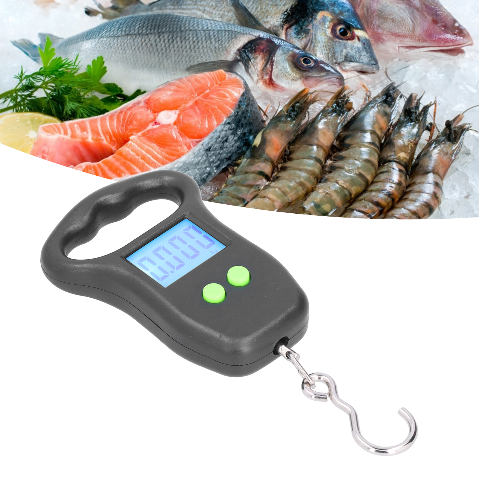 Gepäckwaage (50 Kg), Taschenwaage, Expresslieferwaage, Taschenwaage, Angelwaage, Supermarktwaage, Tragbare Waage