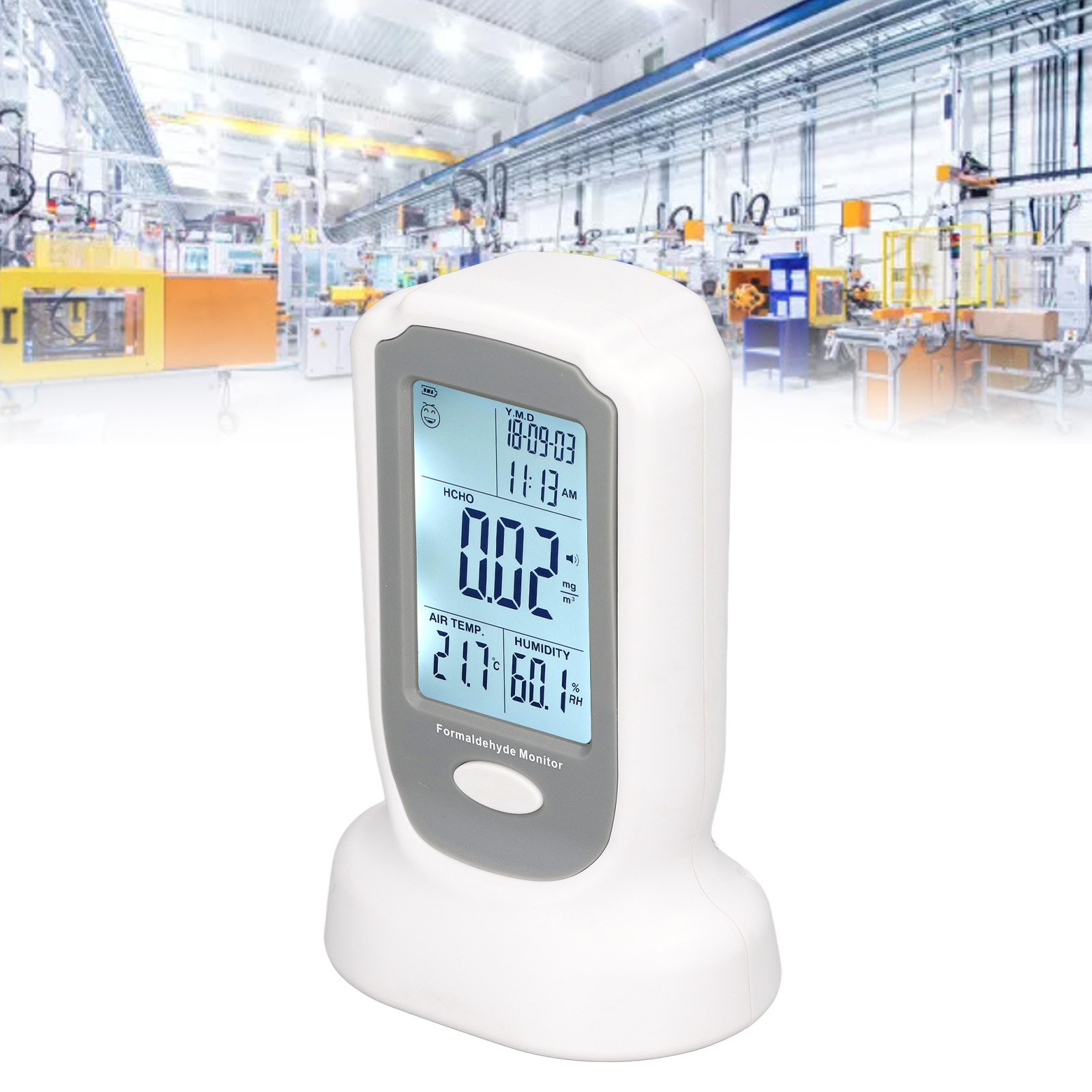 Formaldehyd-tester 8801, Luftqualitätsdetektor, Gasmessgerät, Detektor, Europäischer Standard Ac100240v