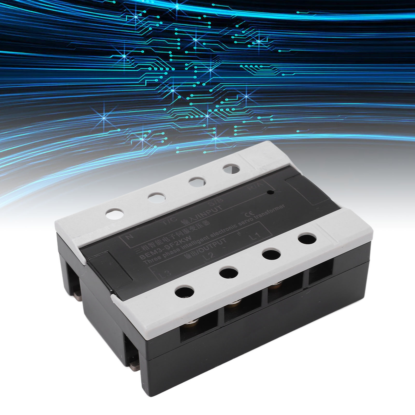 Berm® Intelligenter Dreiphasiger Elektronischer Servotransformator: Dreiphaseneingang 360-420 V, Dreiphasenausgang 200-230 V (lieferantenmodell Bem3-sf2kw)