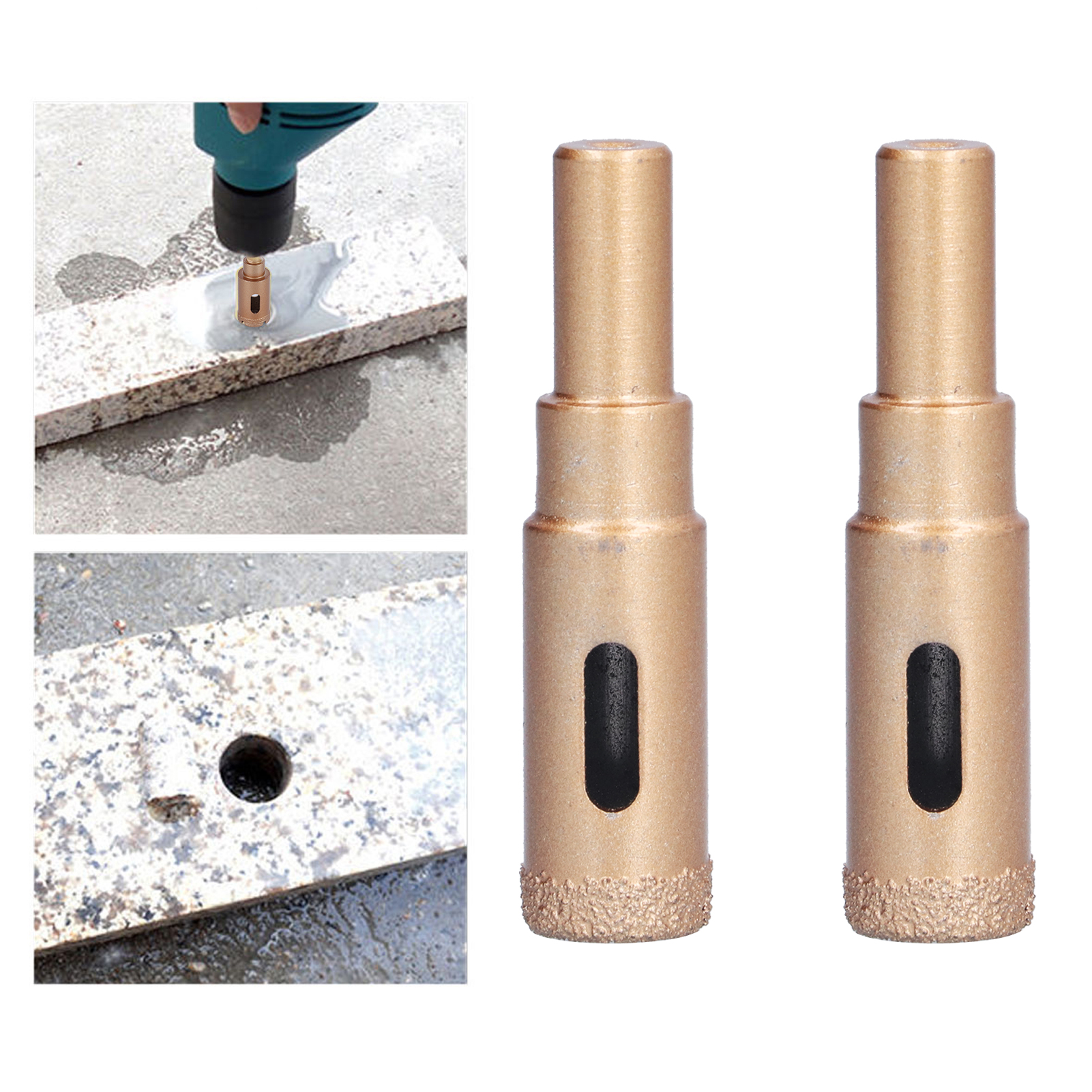 Vollkeramischer Diamantbohrer Für Granit, Diamantbohrer Zum Hartlöten, Bohrer Für Fliesen Und Glas, 16-mm-hartlötbohrer