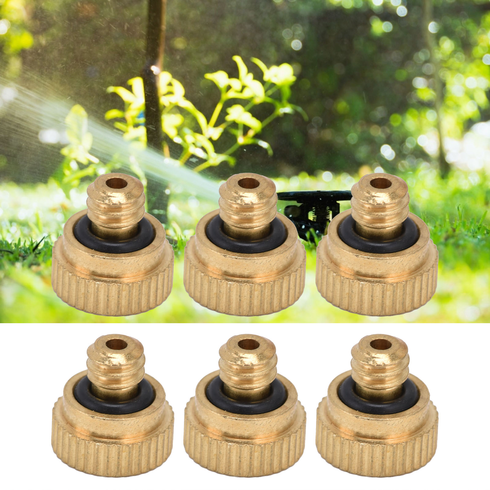 20 Messing-sprühdüsen Mit Unc10-24-gewinde, 0,3 Mm Bohrung