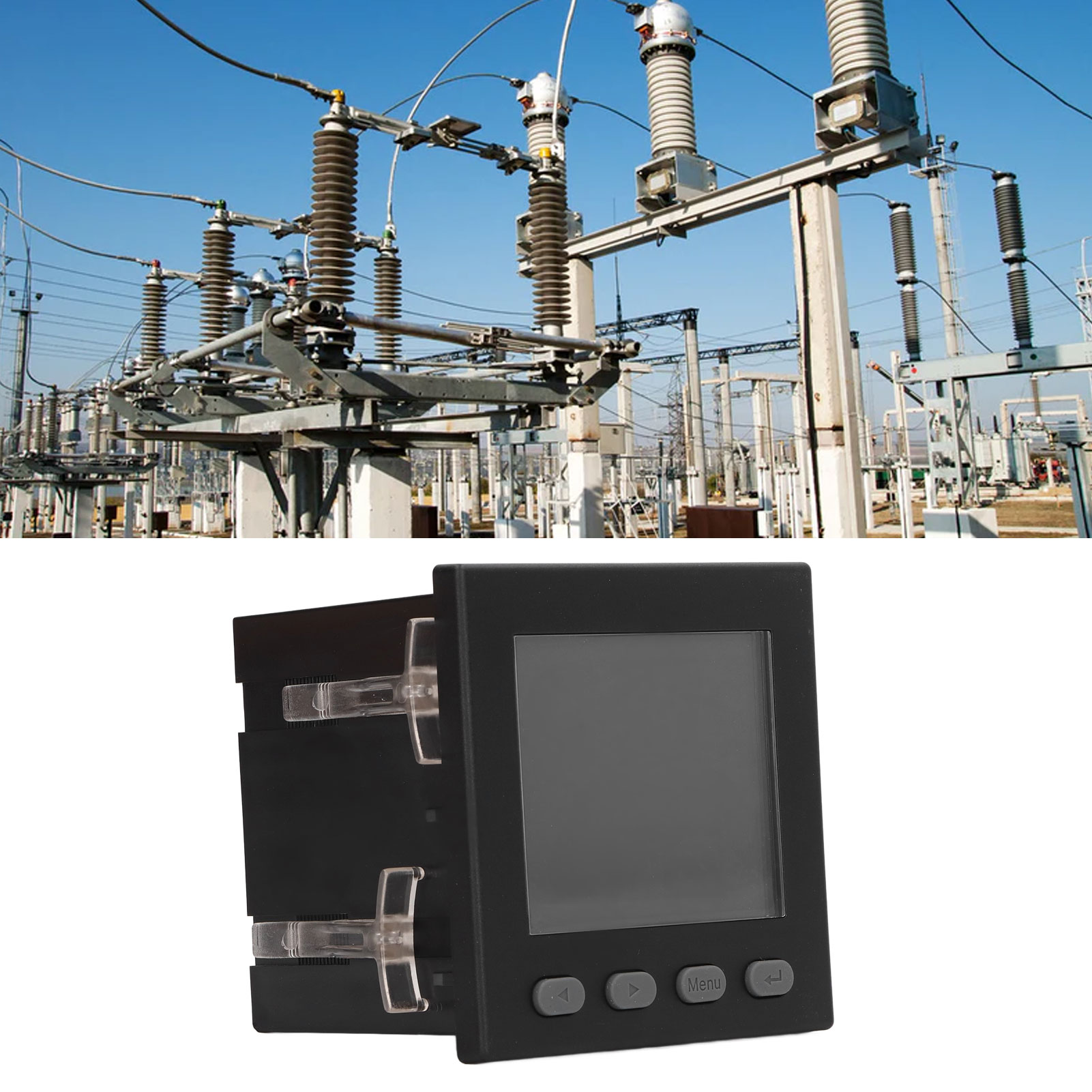 Yg194u-9xy Dreiphasen-smart-voltmeter Mit Lcd-anzeige: 220 V Wechselstromversorgung, 400 V Wechselspannungsbereich