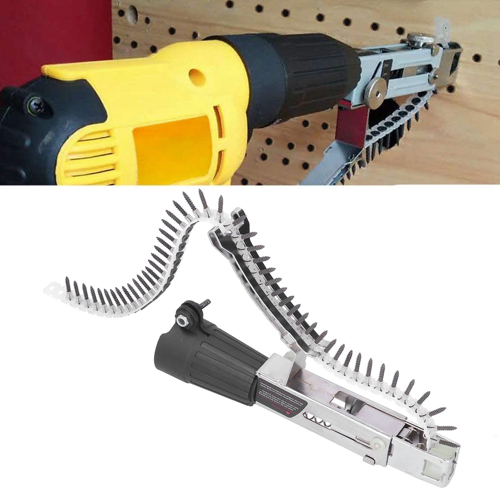 Adapter Für Automatische Holznagler, Zubehörset Für Elektrische Bohrmaschinenketten, Naglerkette Mit Kopfadapter