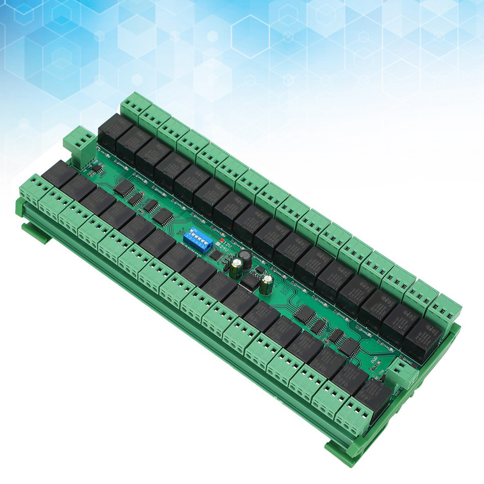 N4dok3212v Sps-erweiterungskarte, 32 Kanäle, Din-schiene, Rs485-relais, Modbus-rtu-protokoll, Fernsteuerung, 12 V/24 V