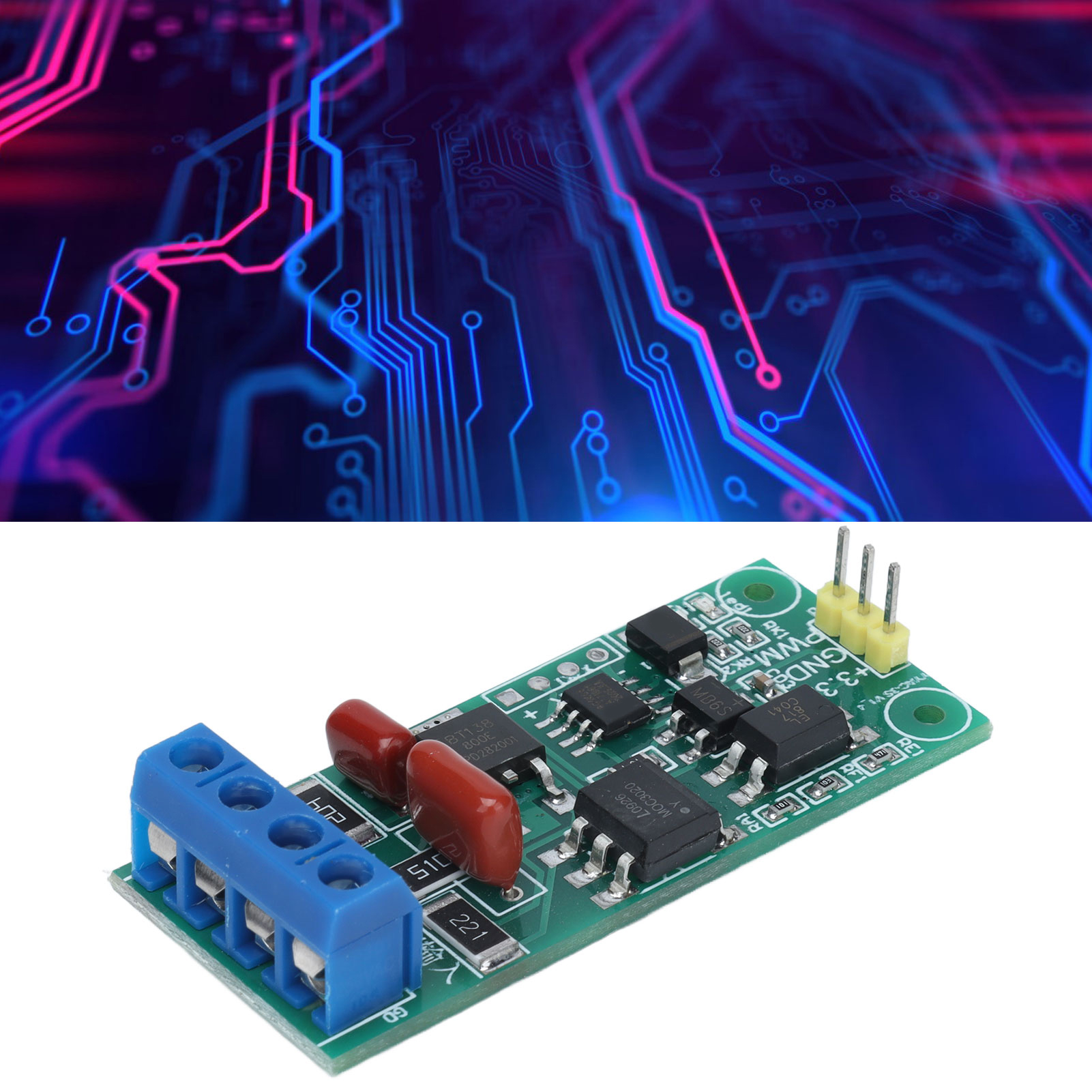 Yyac-3s 220v Ac, Dimm-/spannungsregelungs-/drehzahlregelungs-/scr-/leistungsmodul, Mikrocontroller, Pwm-tastverhältnis