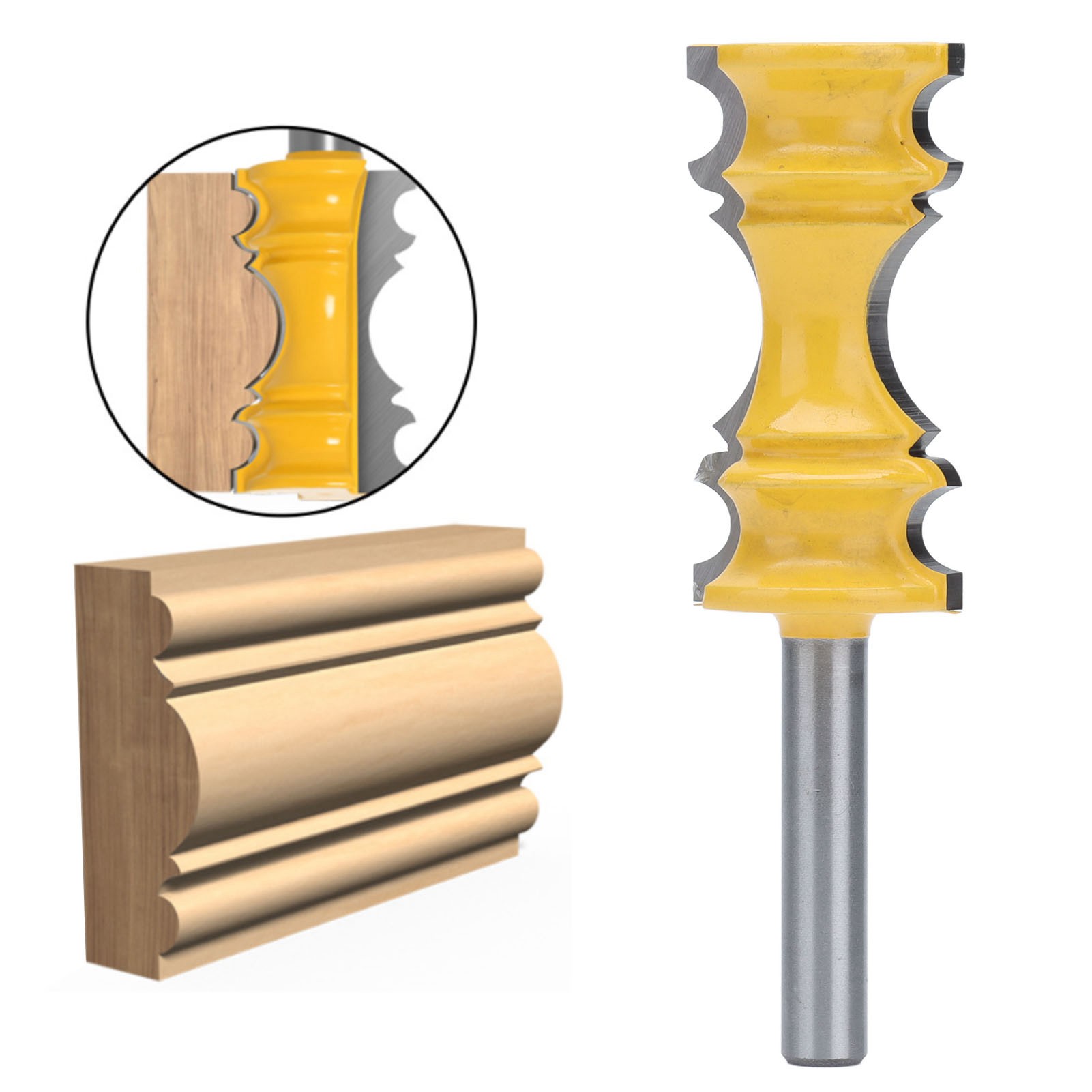 8-mm- Oder 1/2-zoll-schaft-holzfräser, Linienfräser, Handlauffräser, Holzfräser, 8-mm-schaft