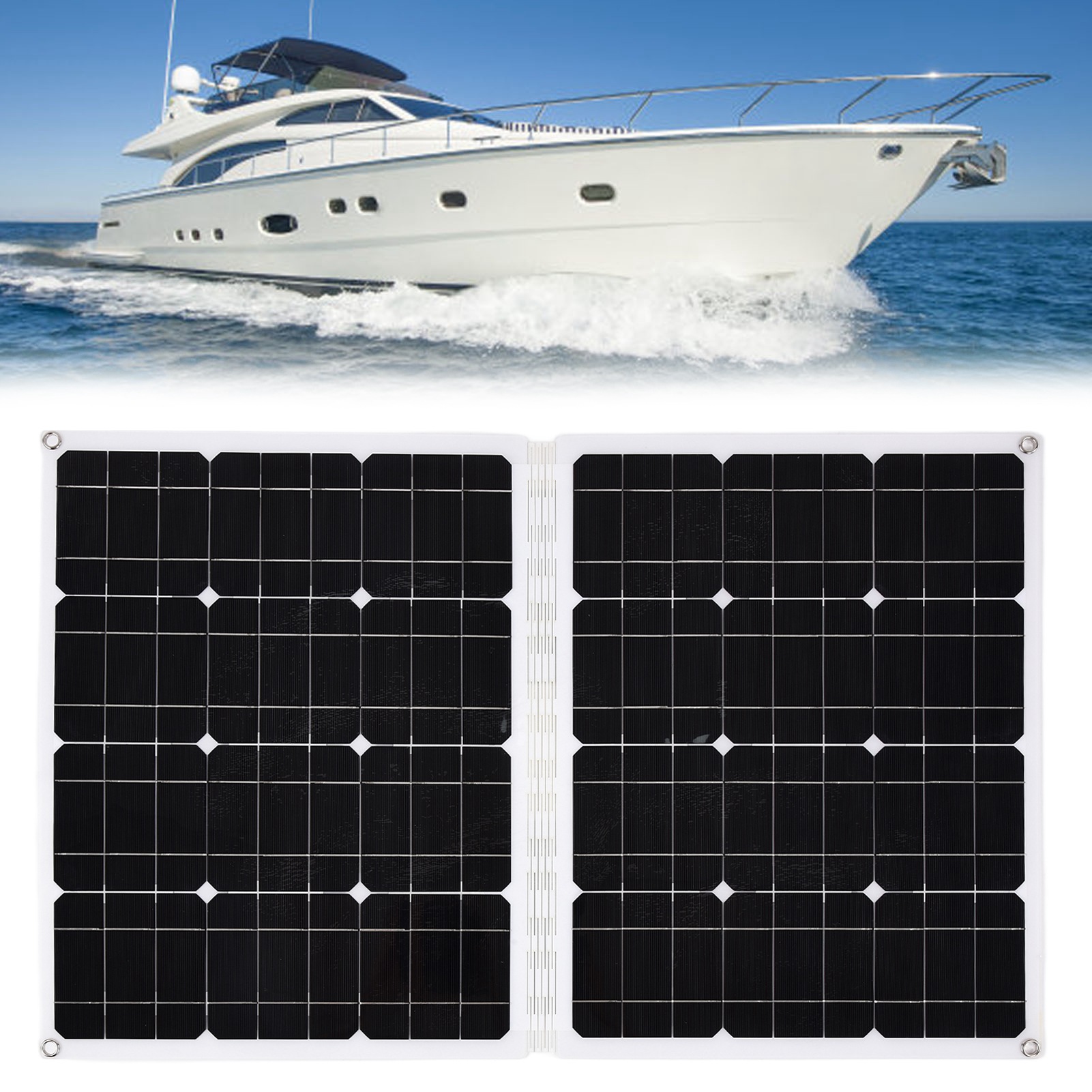 80-w-solarpanel-set, Faltbares 18-v-solarladegerät