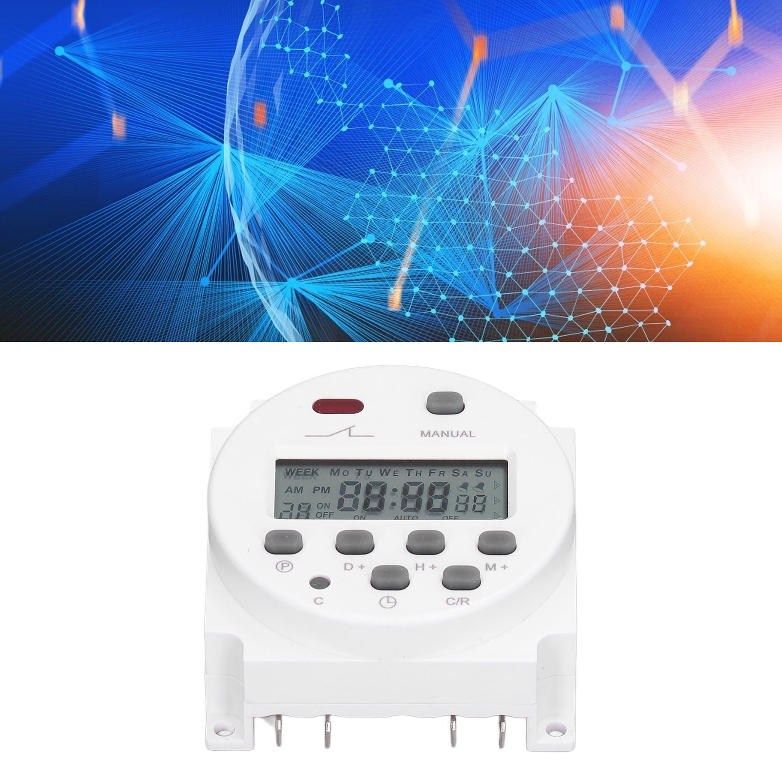 Cn101a 16a Digitaler Elektronischer Timer, Programmierbares Lcd-relais, 220–240 V Wechselstrom