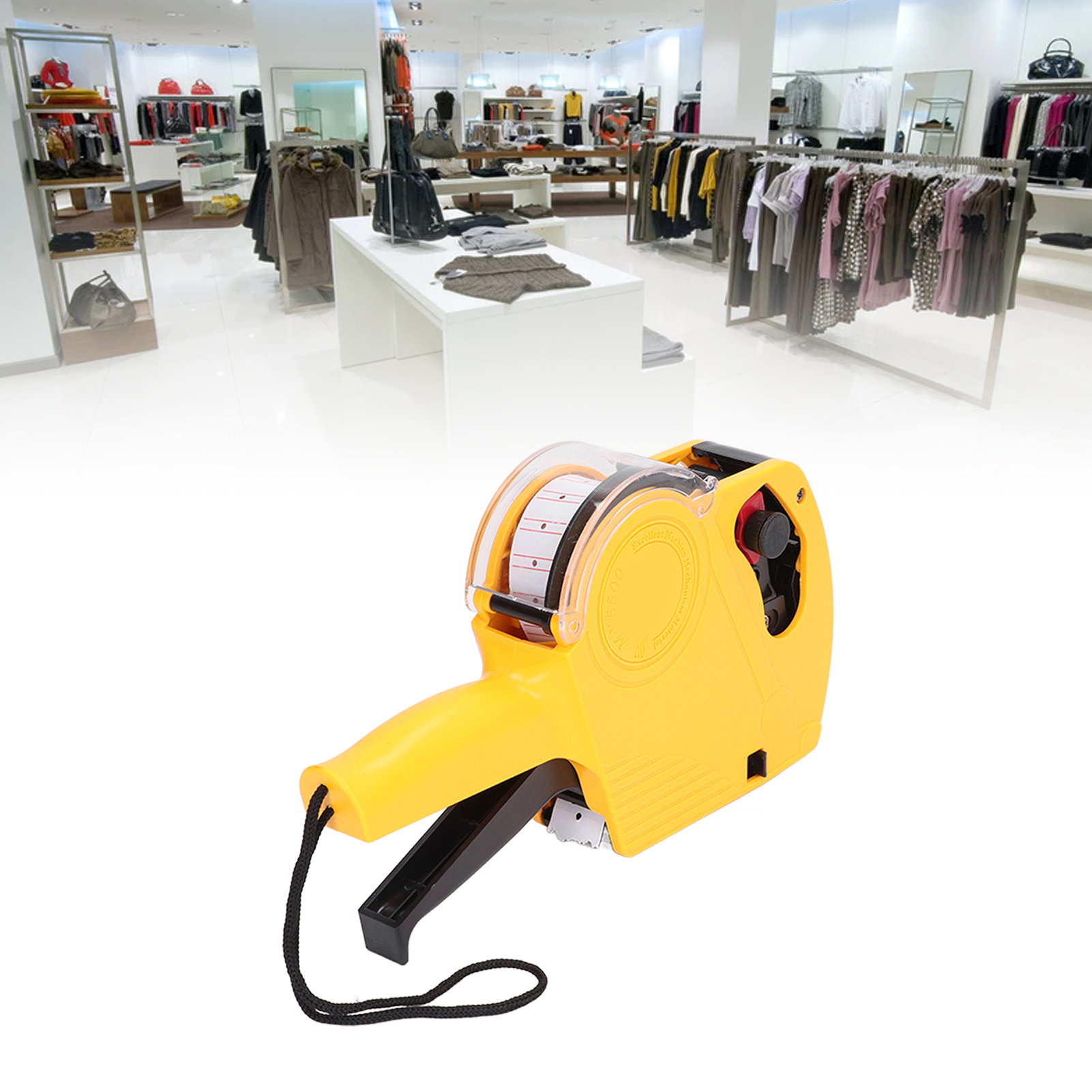 Mx5500 Manuelles Etikettiergerät Mit Etikett Und Tintenpatrone (gelb)