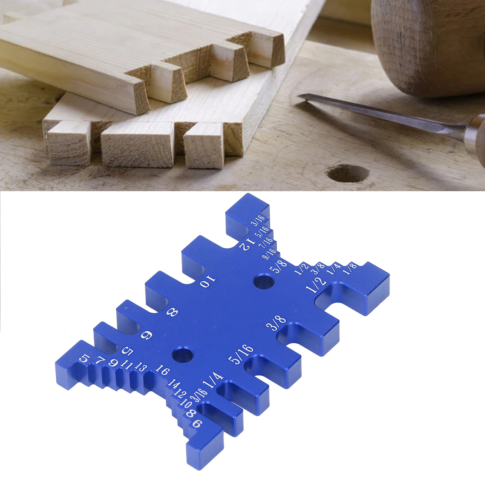 Hochpräzise Höhenmesslehre Für Aluminium-schwalbenschwanzzapfen (blau)