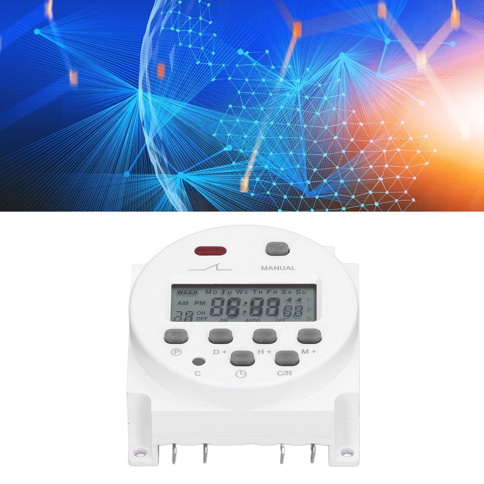 Cn101a Digitaler Elektronischer Timer, 16a Lcd-relais, 12v Dc Programmierbarer Timer