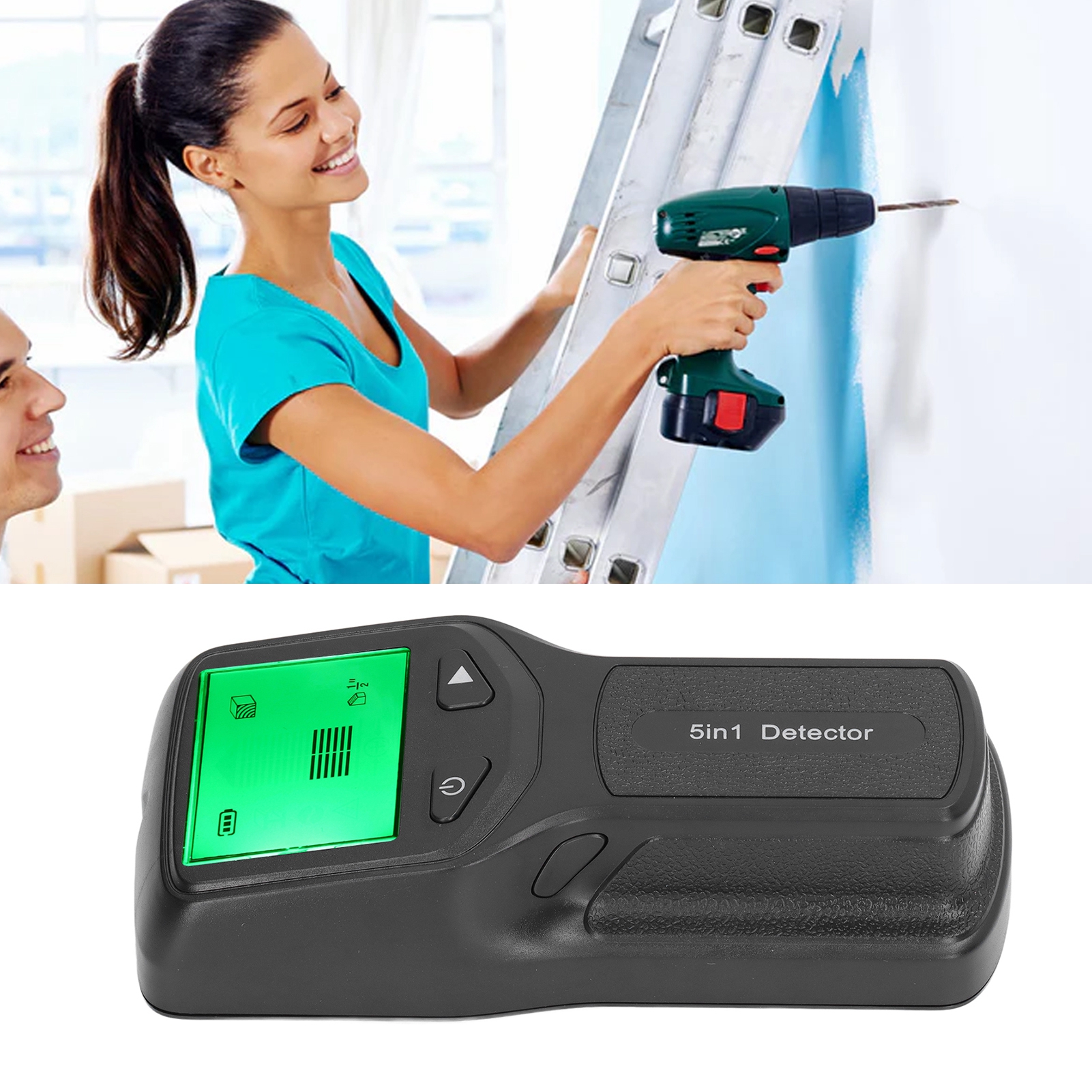 Neuer 5-in-1-wandbalkensucher, Schwarz
