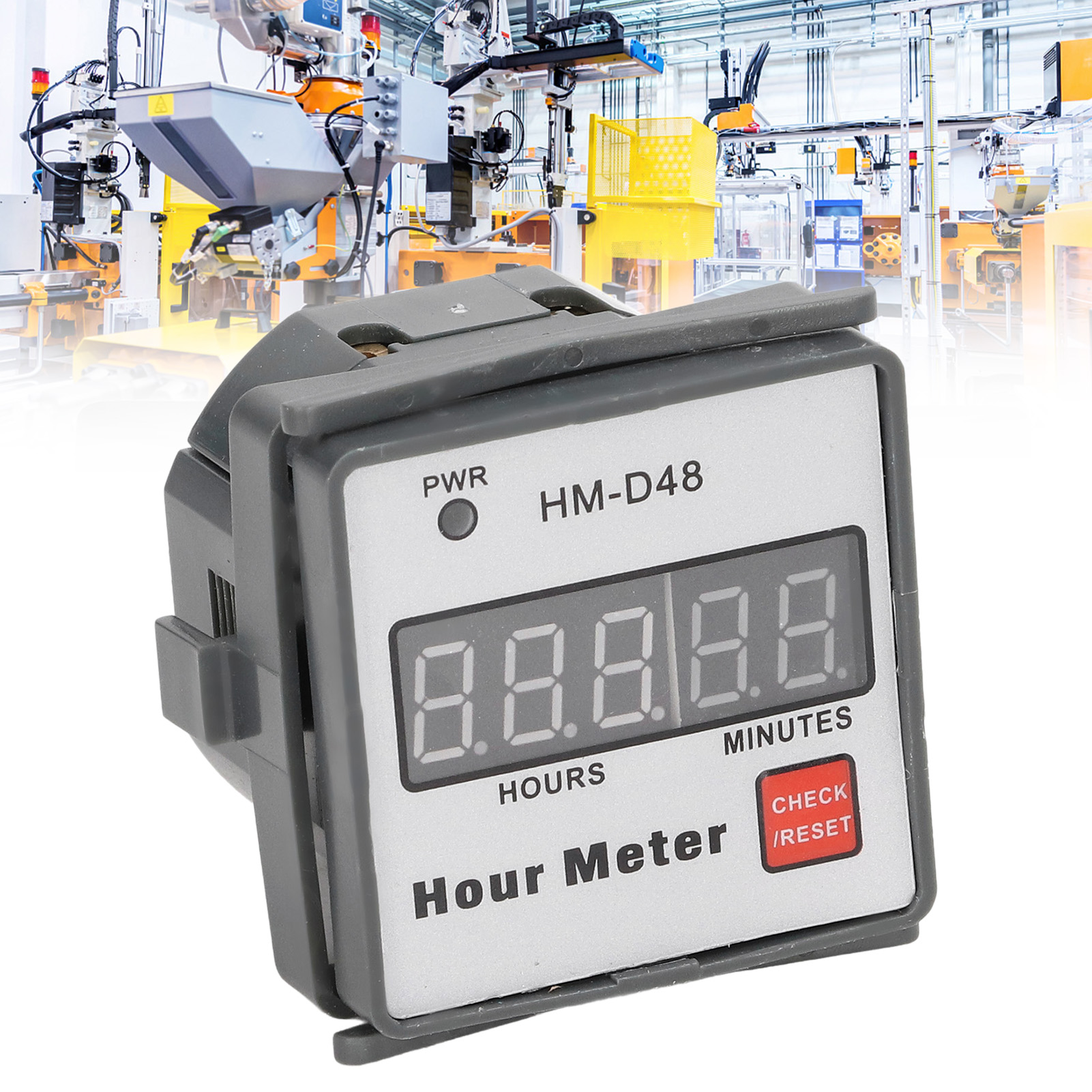 Hm-d48 Zeitschaltuhr Mit Schienentimer Und 220v-batterie