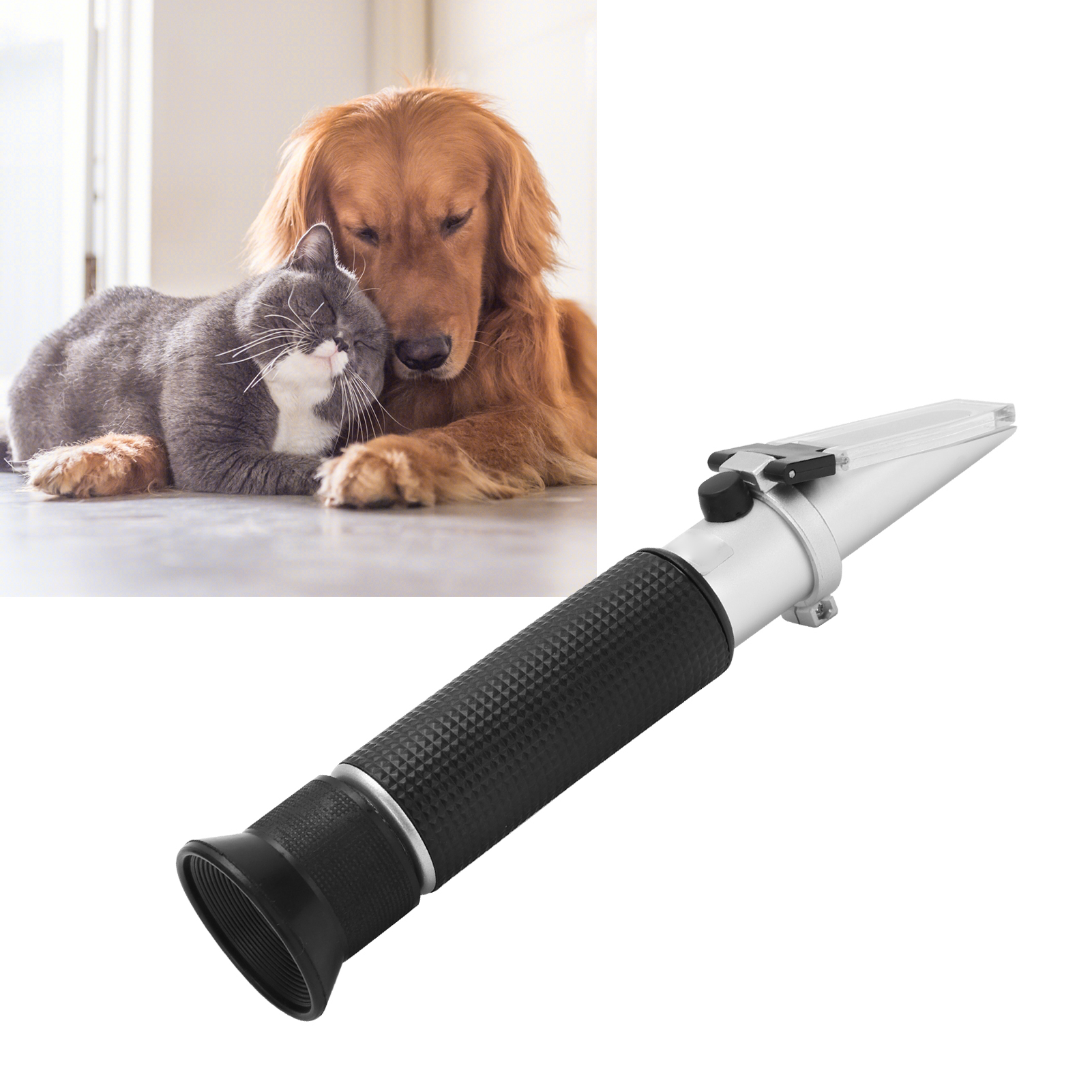 Refraktometer Für Katzen Und Hunde, Urindensitometer Für Hunde Und Katzen, Proteinanalysator, Konzentrationsanalysator, Refraktometer, Urindensitometer Für Haustiere