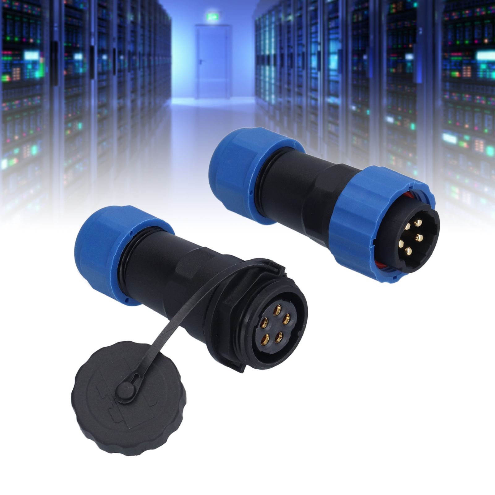 Sp20 Ip68 Wasserdichter Luftfahrtstecker Und -buchse, Mit Mehradrigen Lötanschlüssen (männlich Und Weiblich), 380 V, 5 Leiter.