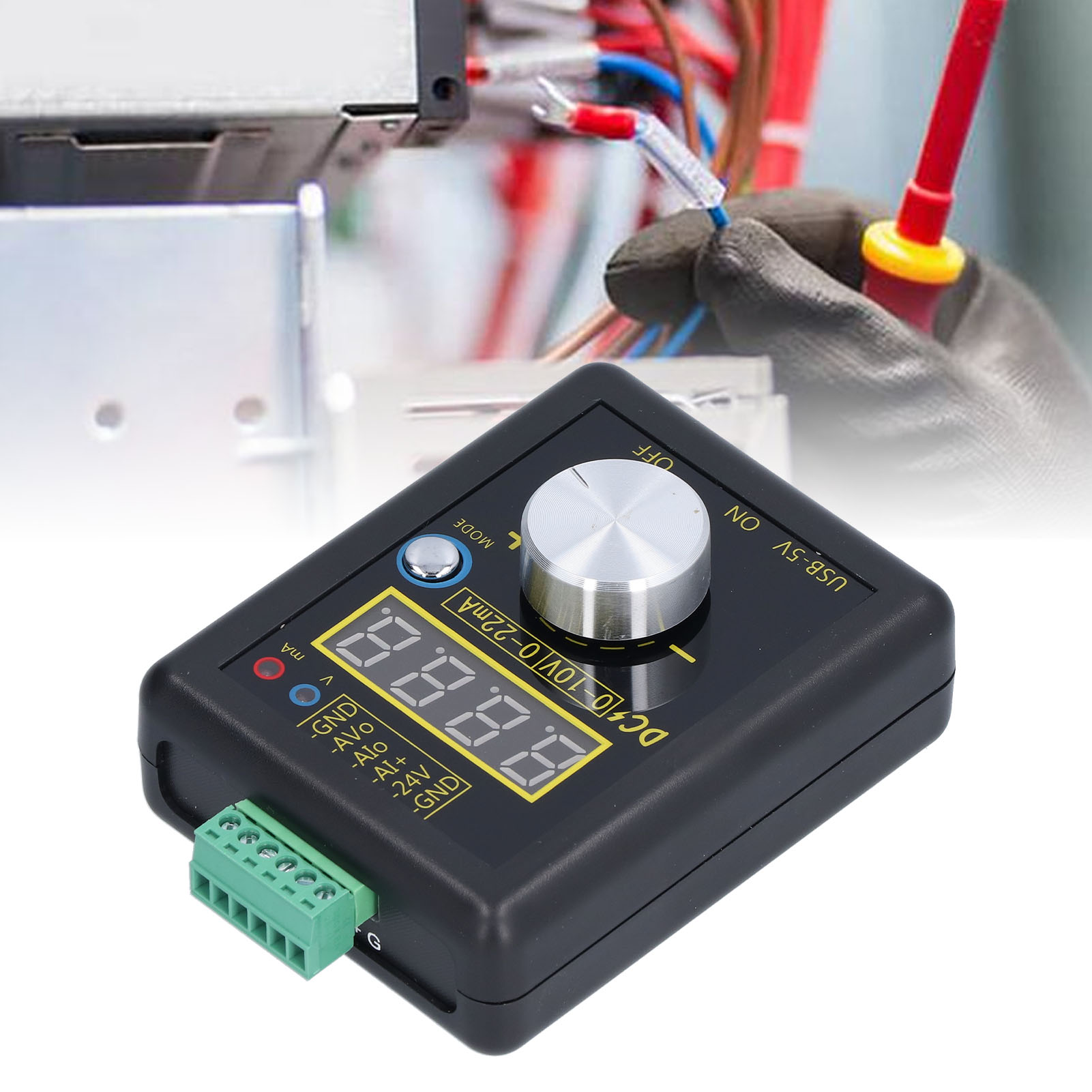 Sg-002 Hochpräziser Tragbarer Analoger Spannungs- Und Stromsignalgenerator (12 V/0–24 Ma) – Fehlersuch- Und Quellprüfer