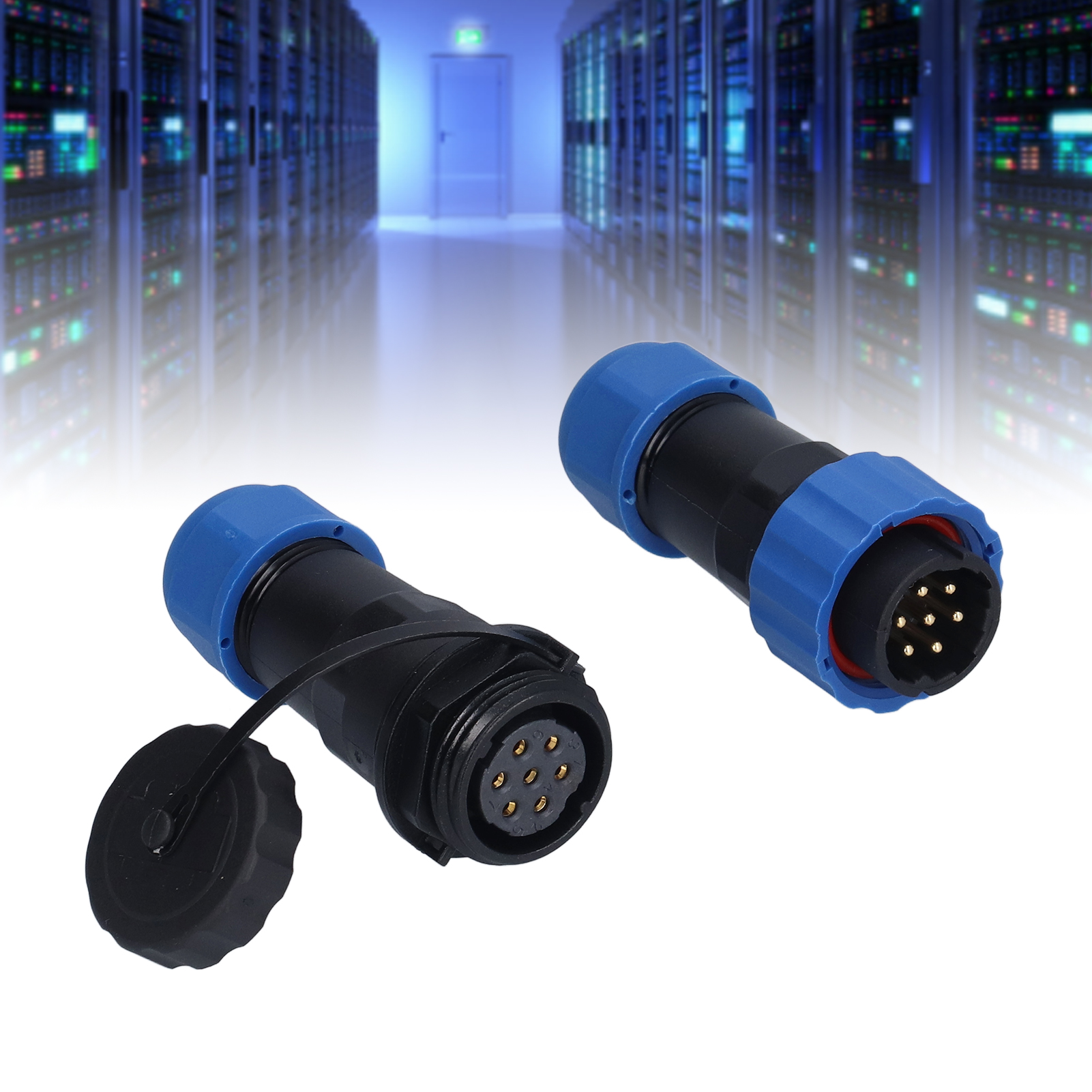 Sp20 Ip68 Wasserdichter Luftfahrt-stecker/buchse, Mehradrig, Lötbar, 7-adrig, 380 V