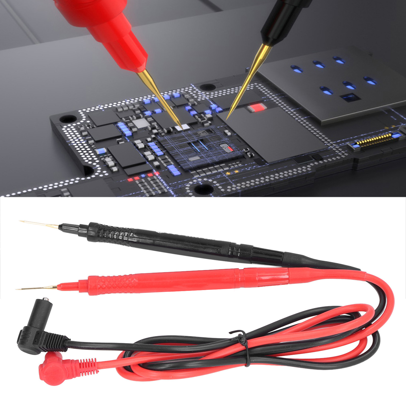 Multimeter-prüfspitzen Mit Extraharten, Austauschbaren, Vergoldeten Spitzen Multifunktionaler Präzisions-supraleitungs-prüfstift, 20 A/2000 V.