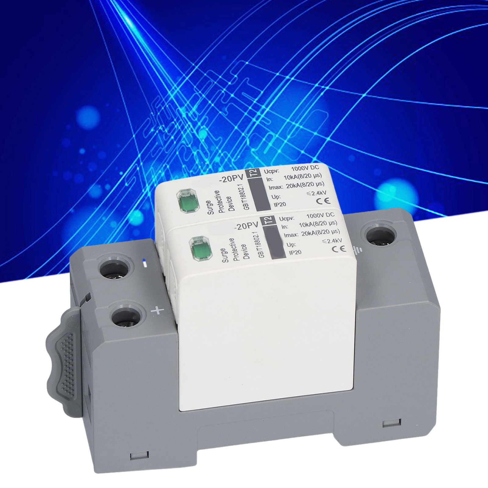 Chlt-20pv 10-20 Ka 1000 V Dc/2p Überspannungsableiter