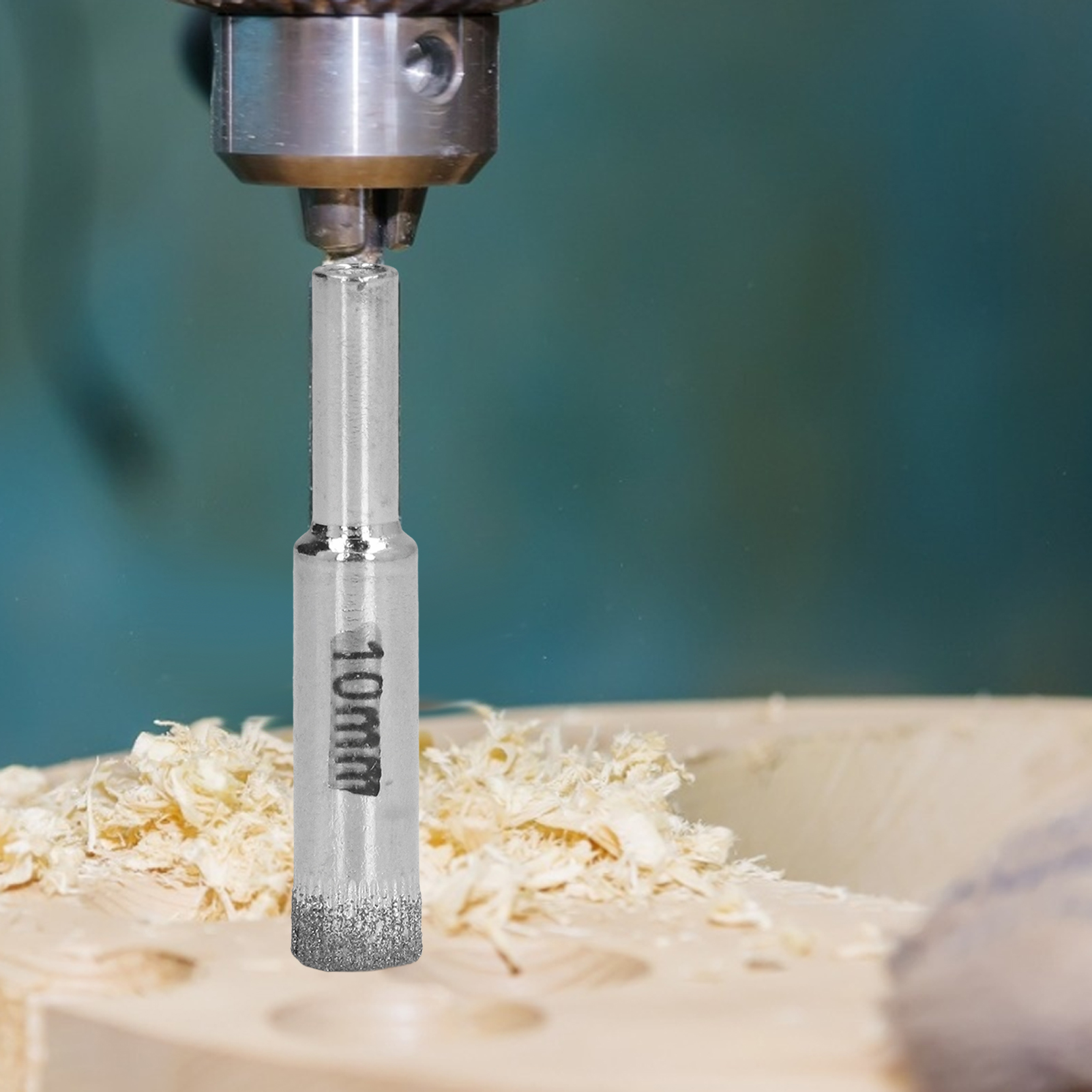 Lochsäge Für Holzbearbeitung, 10 Mm Bohrer, Zum Bohren Verschiedener Materialien, Auch Harter Und Spröder Materialien, 10er-packung.