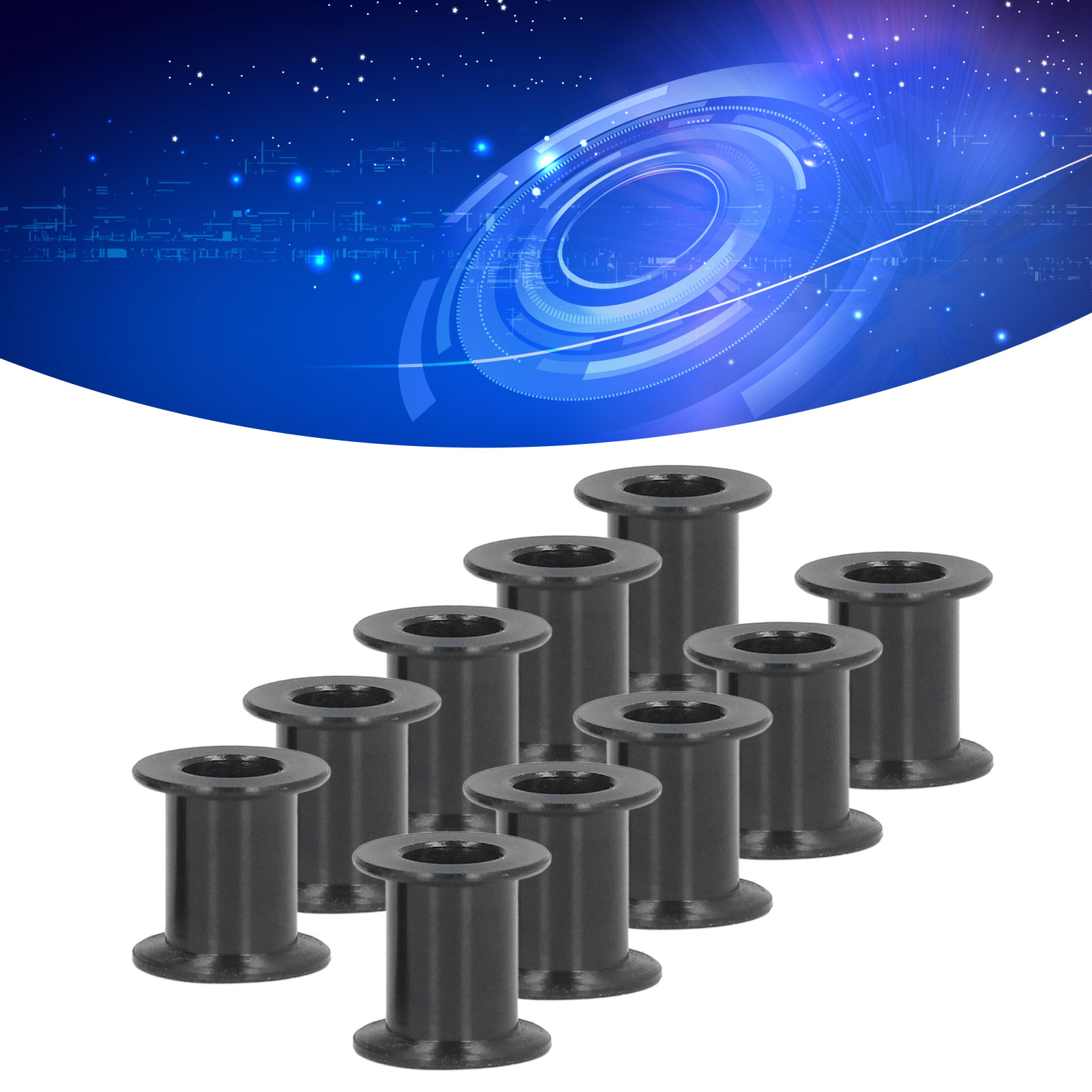 Zehn Synchrone Aluminium-umlenkrollen 5413-0001-0001