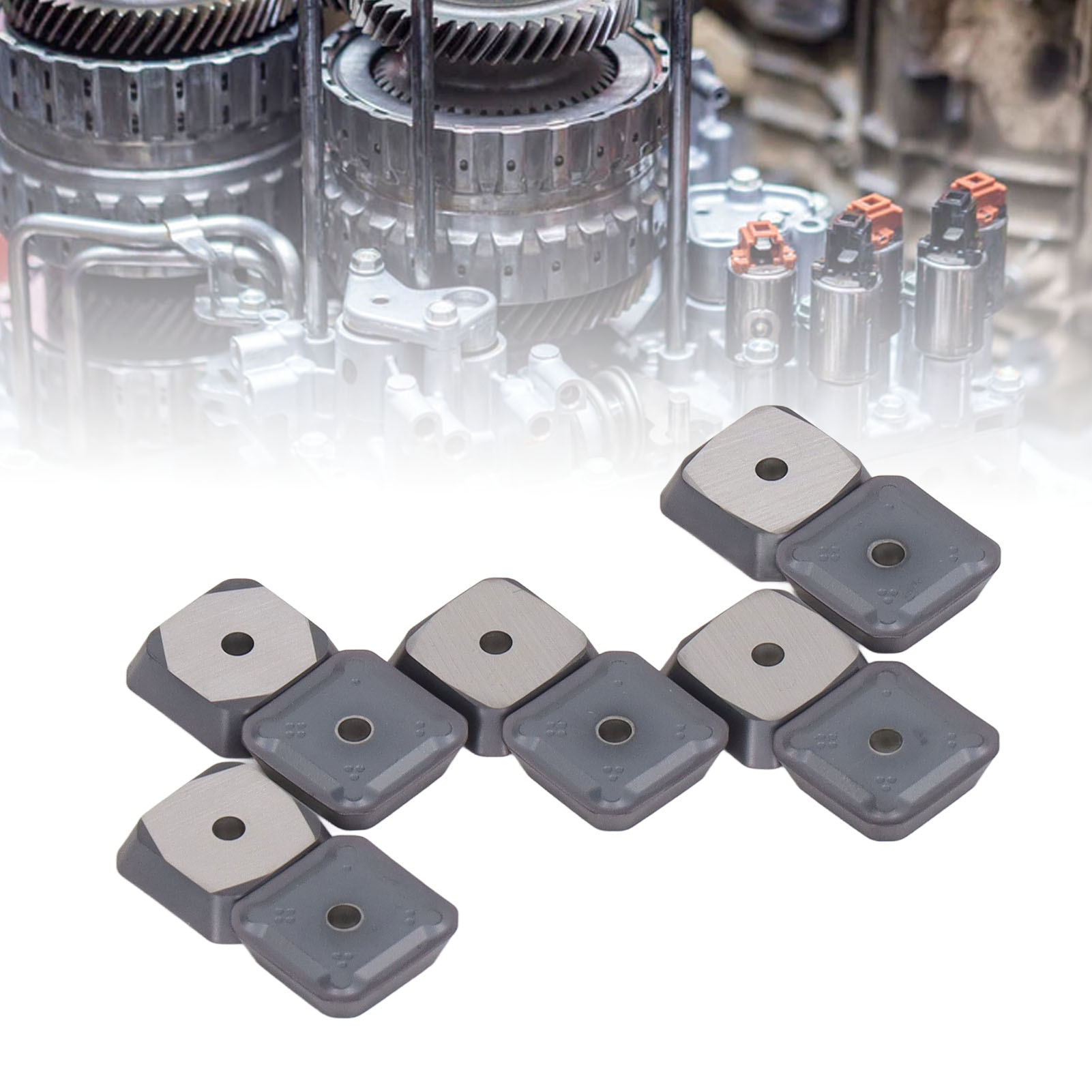 Schachtel Mit 10 Stück, Cnc-hartmetalleinsätze, Beschichtete Wendeschneidplatten-hartmetall-schaftfräser, Schneidwerkzeuge Für Metalldrehmaschinen Seet1203
