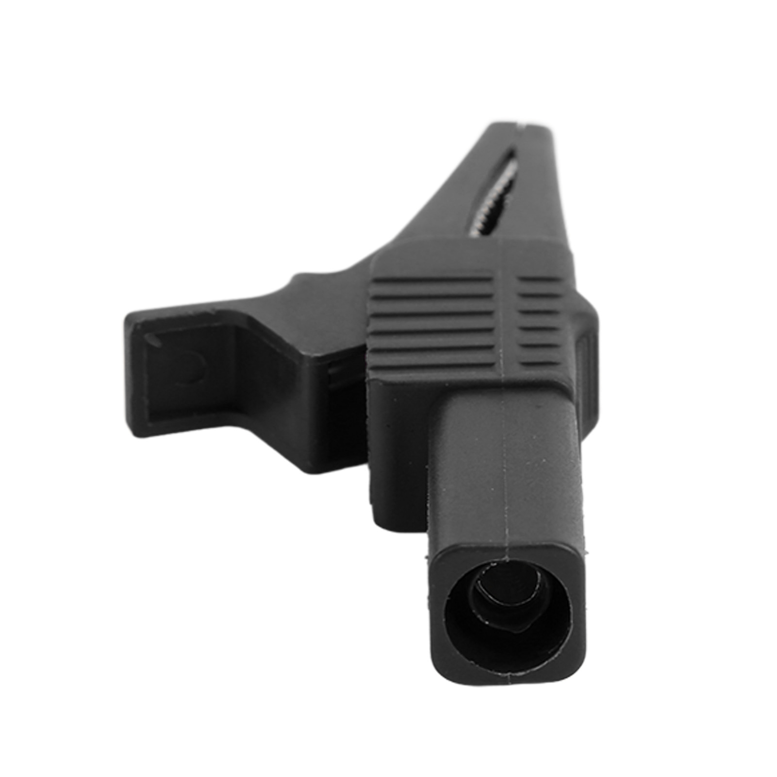 J.60039 Sicherheitsprüfklemme Mit 4 Mm Bananenstecker Am Ende, Große Pistolengriffklemme, Verkauft In 5er-packs, Schwarz.