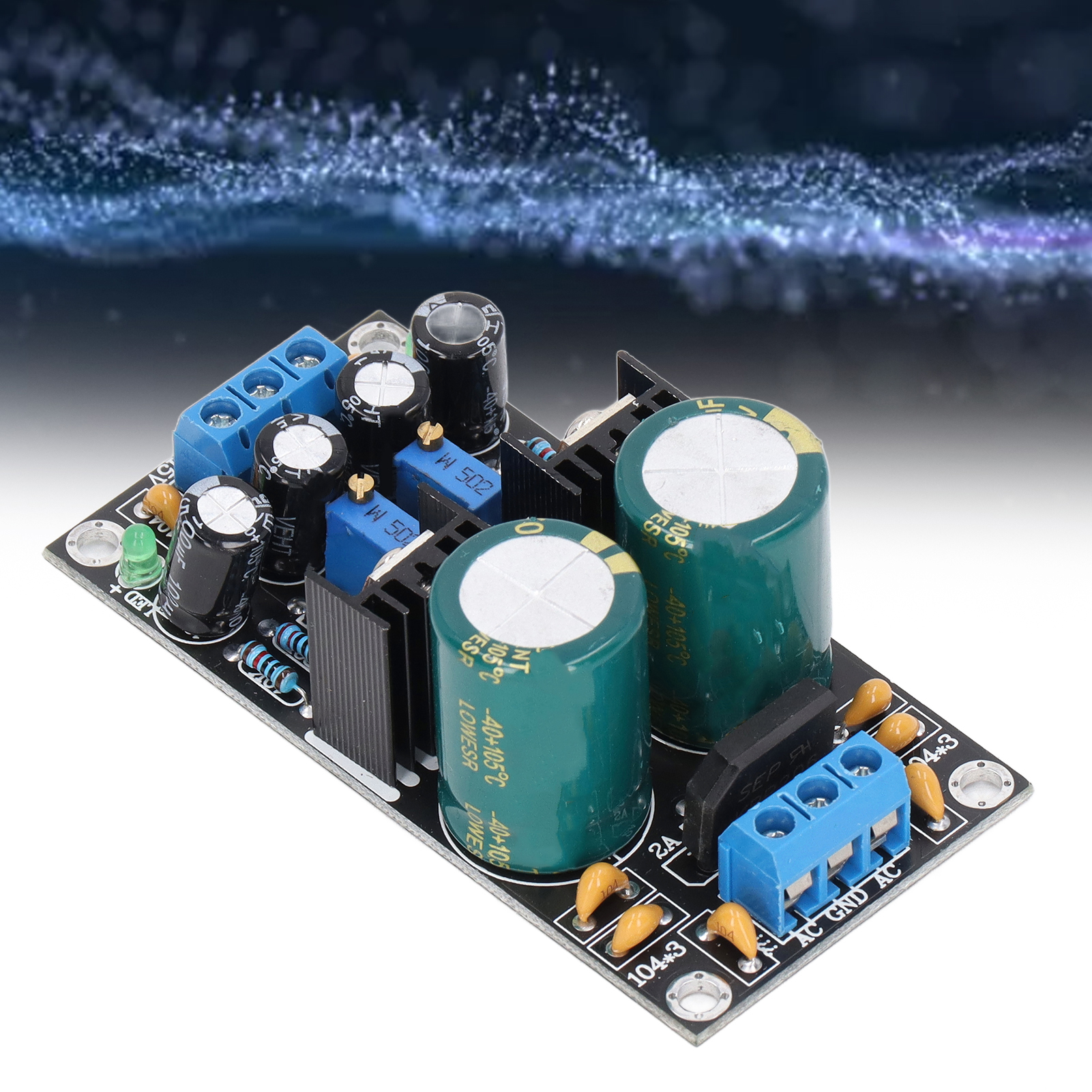 Lm317+lm337 Einstellbare Spannungsreglerplatine, Ac1024v Einstellbares Modul