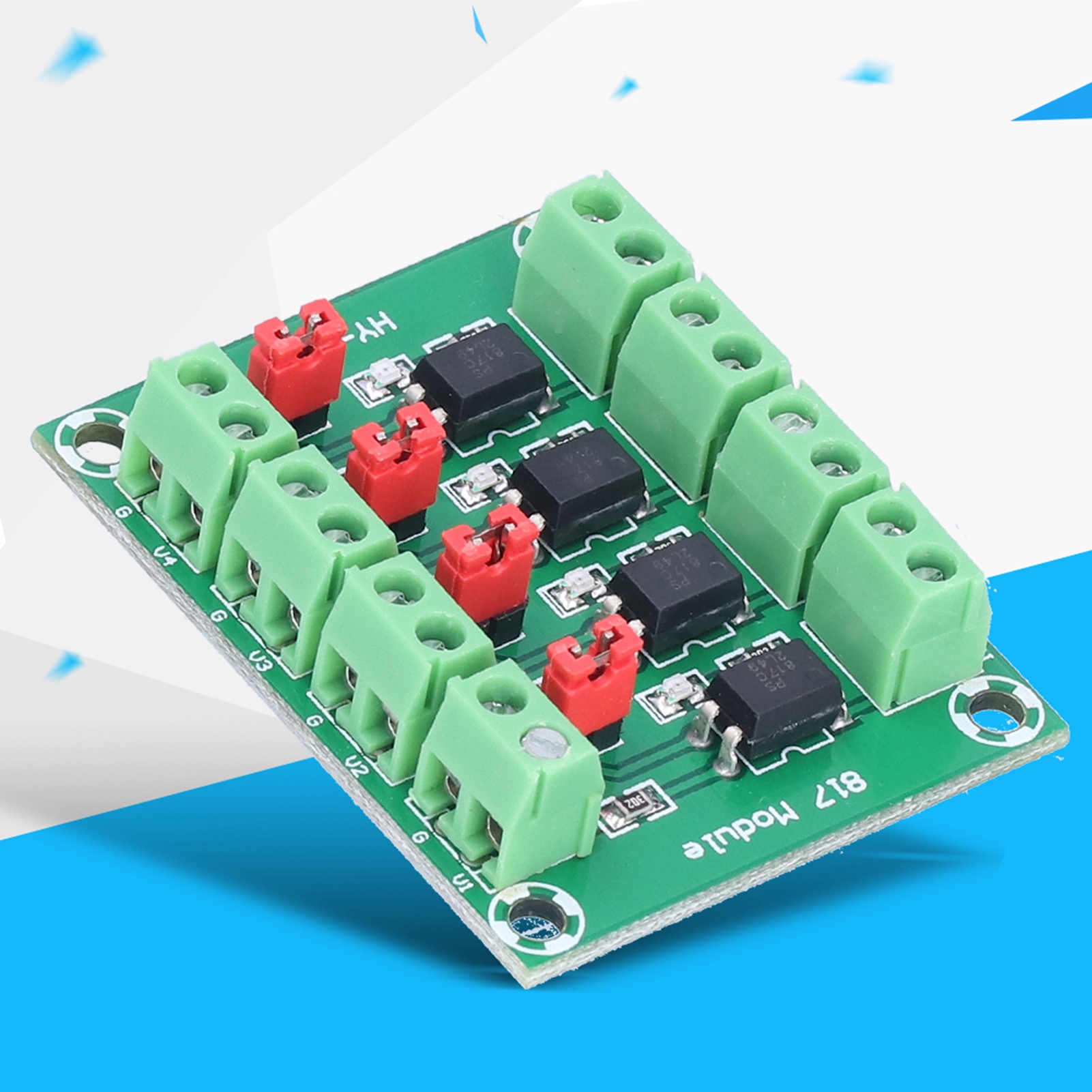 4-kanal-spannungstrennplatine Mit 817-optokoppler, Spannungsregelungsadaptermodul, Treibermodul, Optokopplermodul, 3,6–30 V