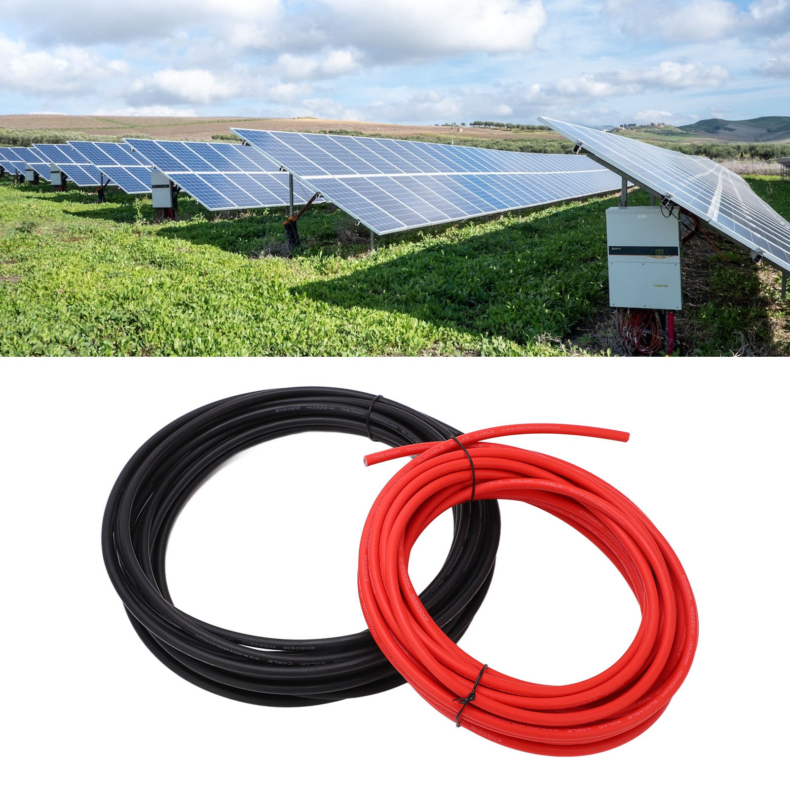 50 M Verzinntes Kupferdraht-solar-photovoltaikkabel