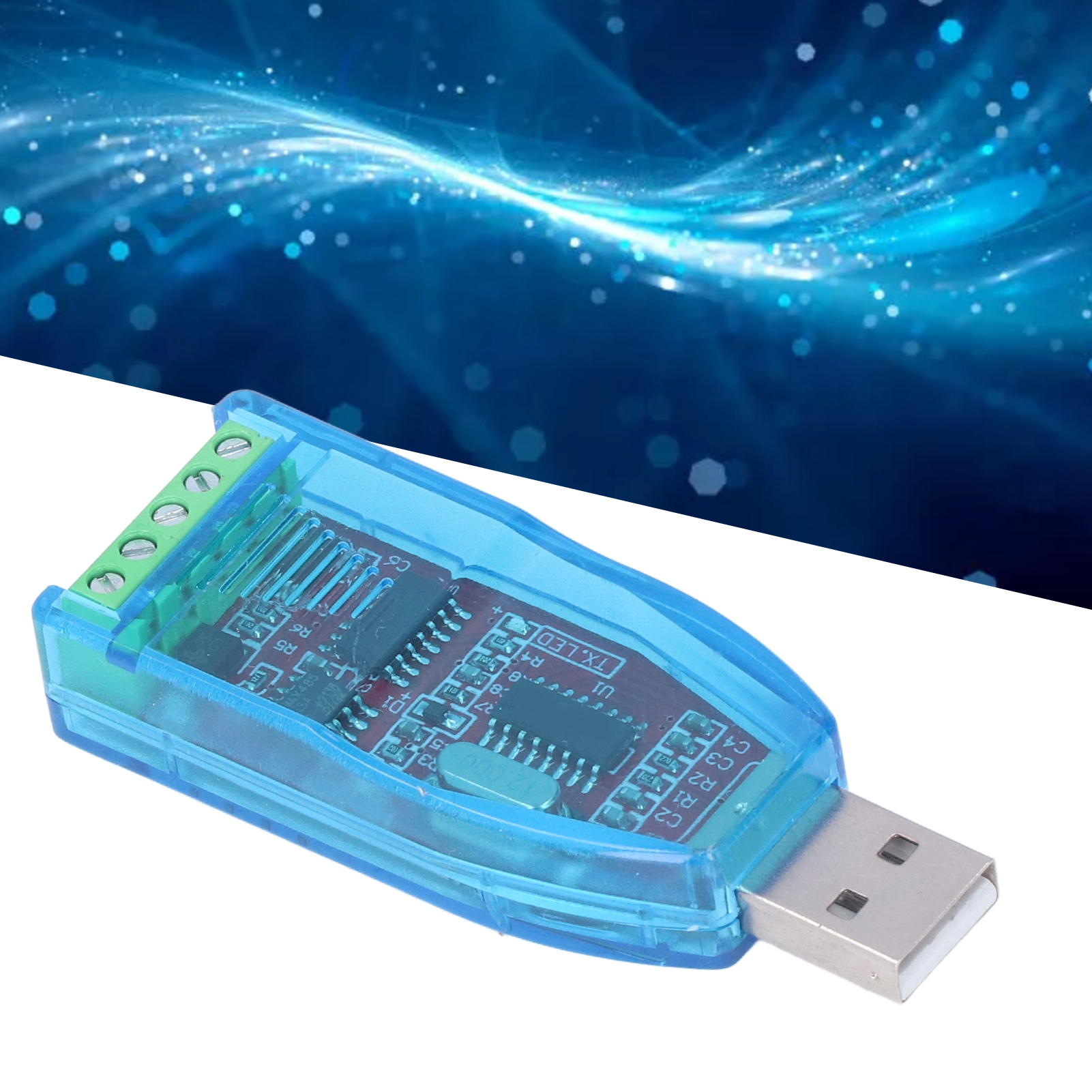 Usb-zu-rs485-konverter Mit Tvs-überspannungsschutz Und Signalanzeigeleuchte.