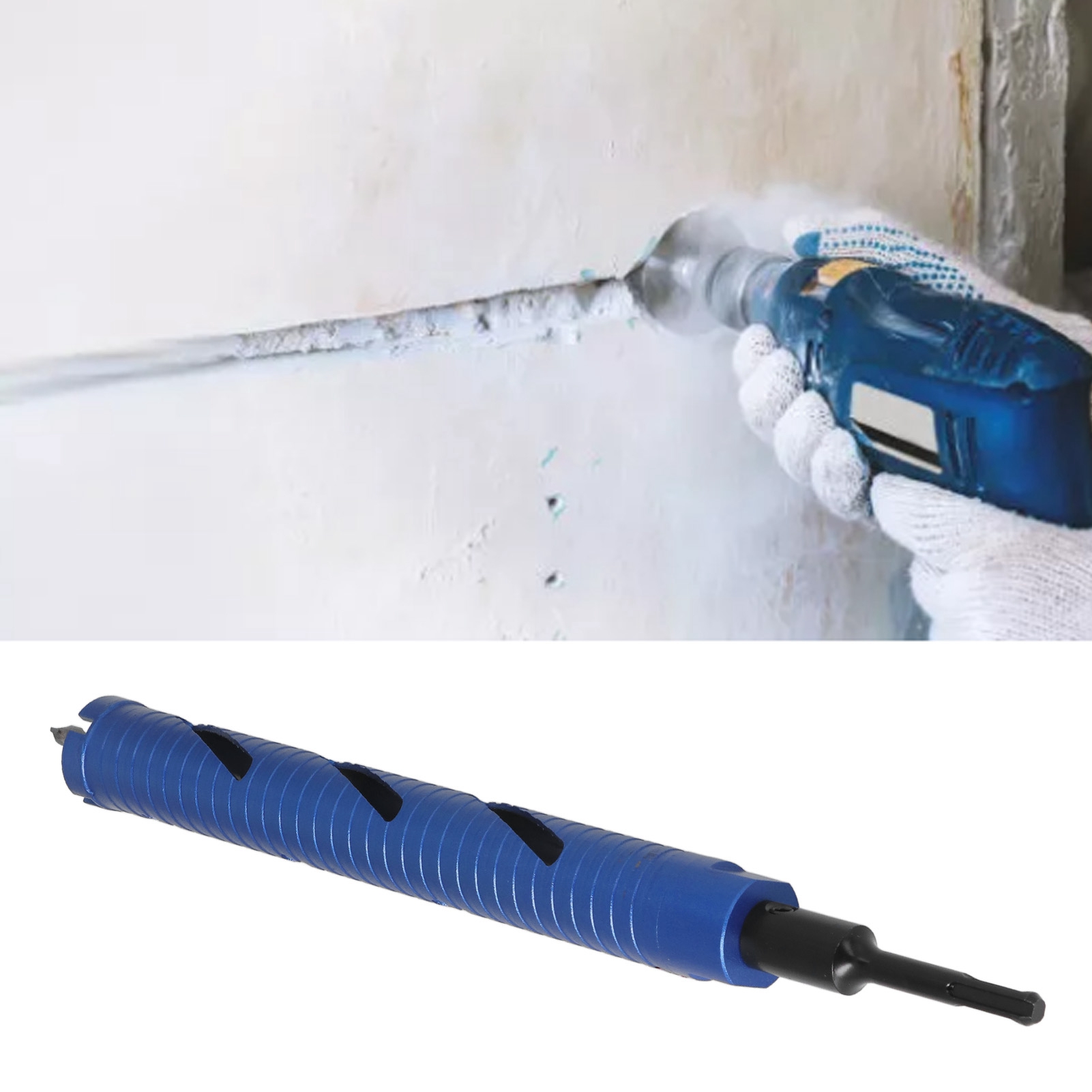 5/8-11 1,5" Diamantbohrer Mit Bohrschablone Für Stahlbetonwände