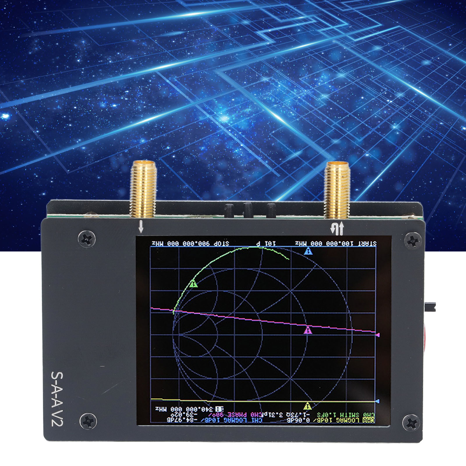 Saa-2 Nanovna V2 3g Vektornetzwerkanalysator, Hf Vhf Uhf Kurzwellenantennenanalysator