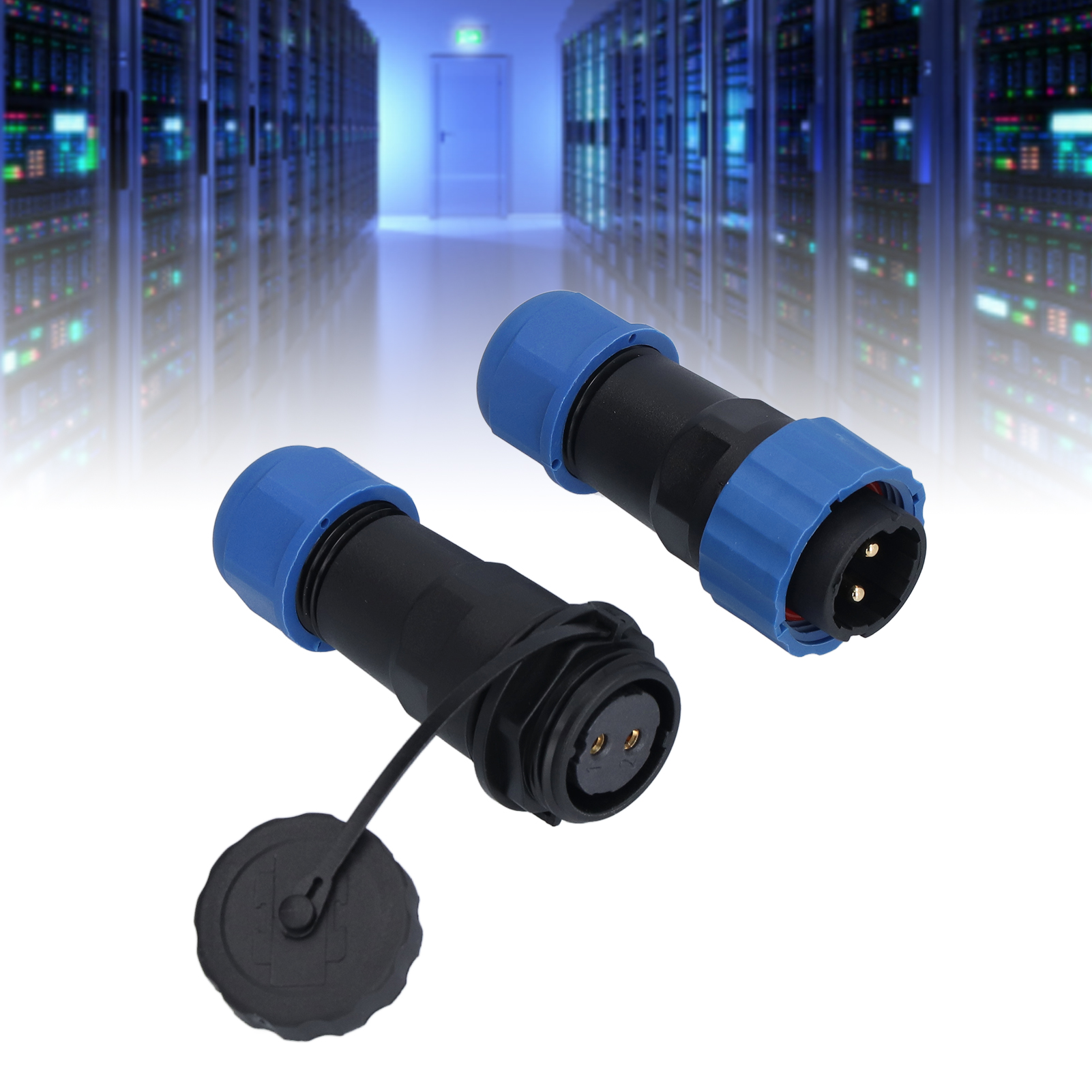 Sp20 Ip68 Wasserdichter Luftfahrt-stecker/buchse, Mehradrig, Lötbar, 380 V, 2-adrig