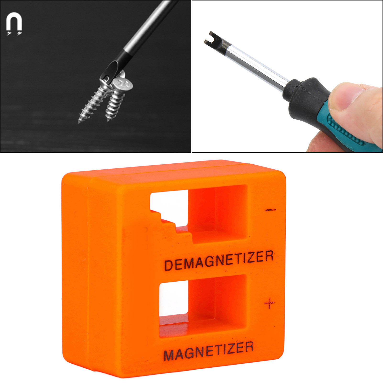 Magnetisierer Für Schraubendreher, Entmagnetisierer Und Elegantes Orange.