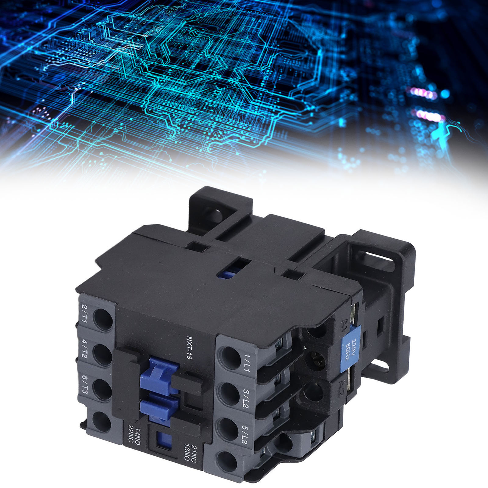 Nxt-18 Wechselstromschütz, 220/230 V, 50 Hz, 32 A, Din-schienenmontage