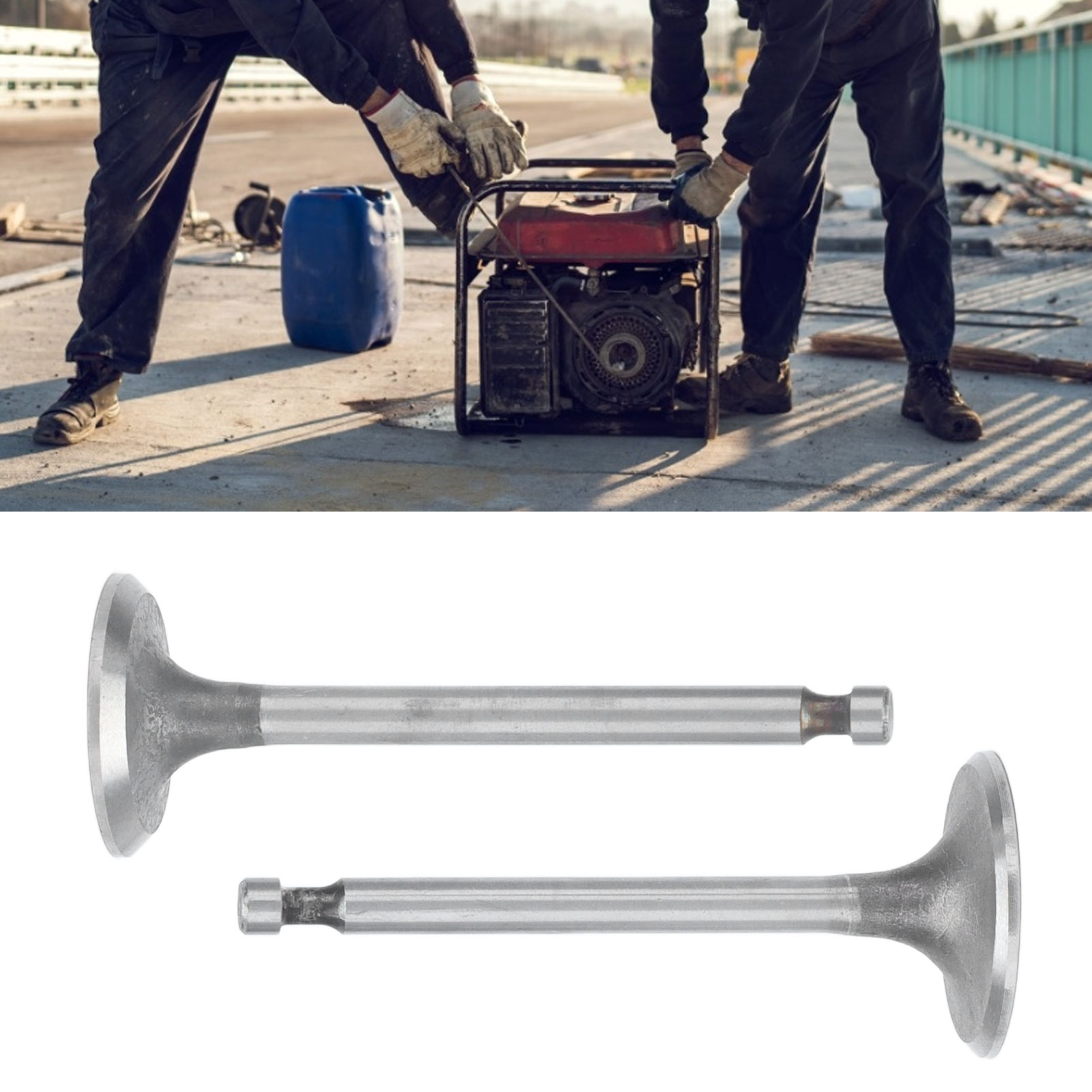Einlass- Und Auslassventilbaugruppe Für 188-ventil-benzinmotoren Mit 2,5-3,5 Kw, Lichtmaschinenteile.